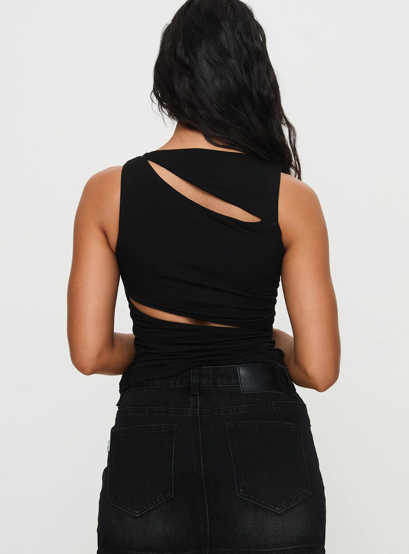Ablaze Cut Out Top Black - Image 5
