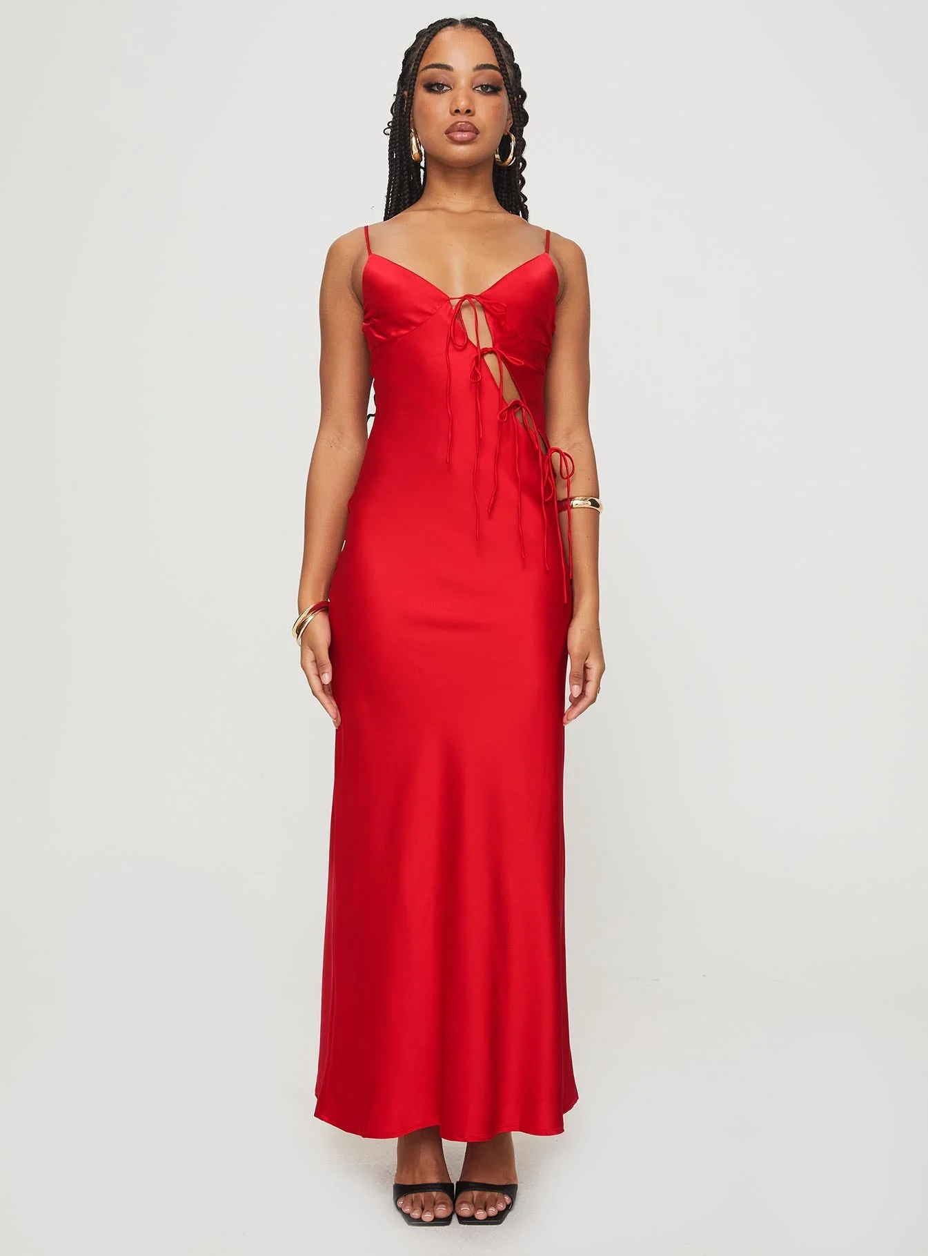 About A Girl Maxi Dress Red - Image 7