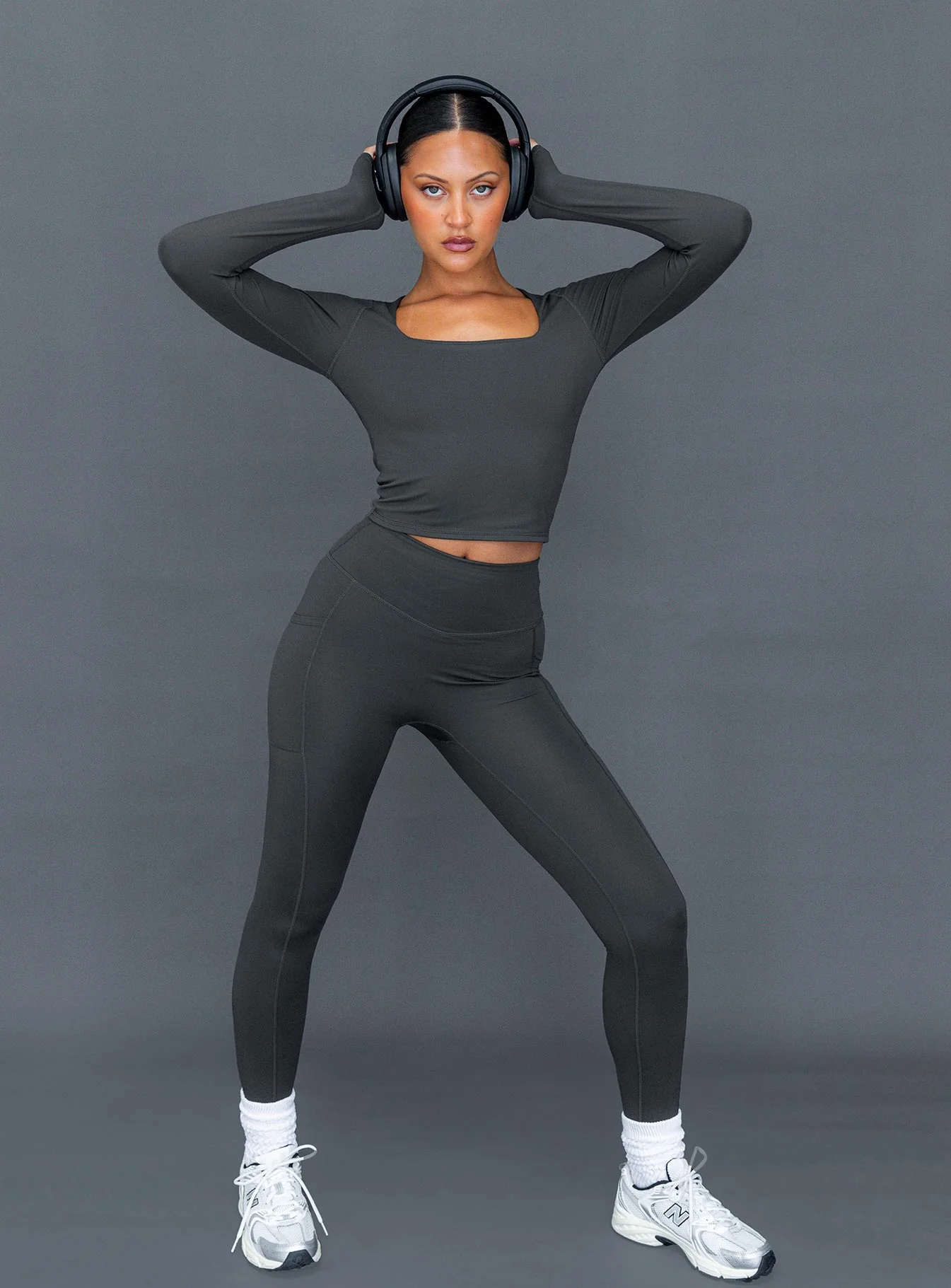 Achieve Activewear Leggings Grey - Image 4