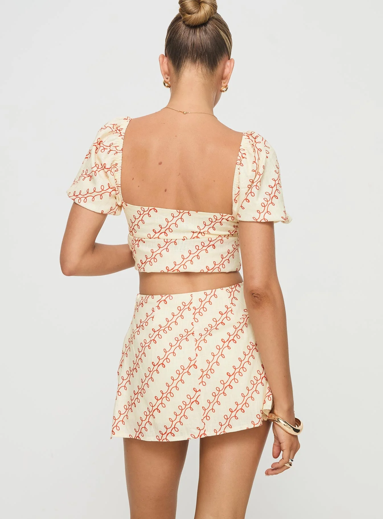 Adios Linen Blend Skort Multi - Image 5