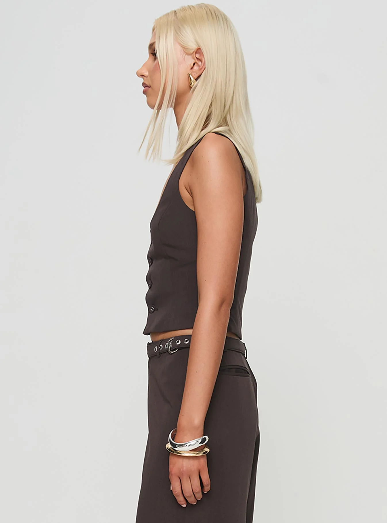 Airi Top Brown Petite - Image 4
