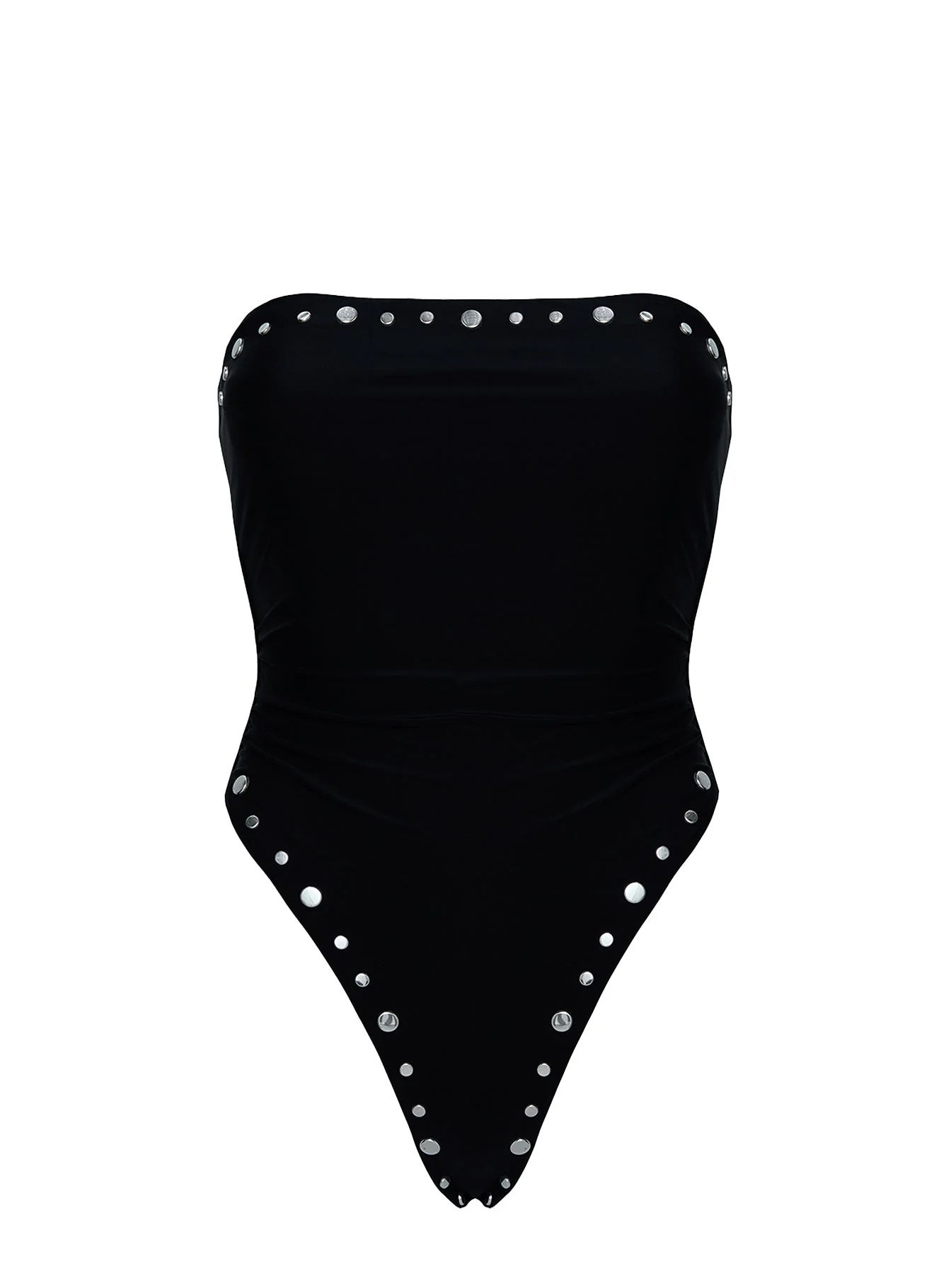 Alamia Strapless Studded One Piece Black - Image 5