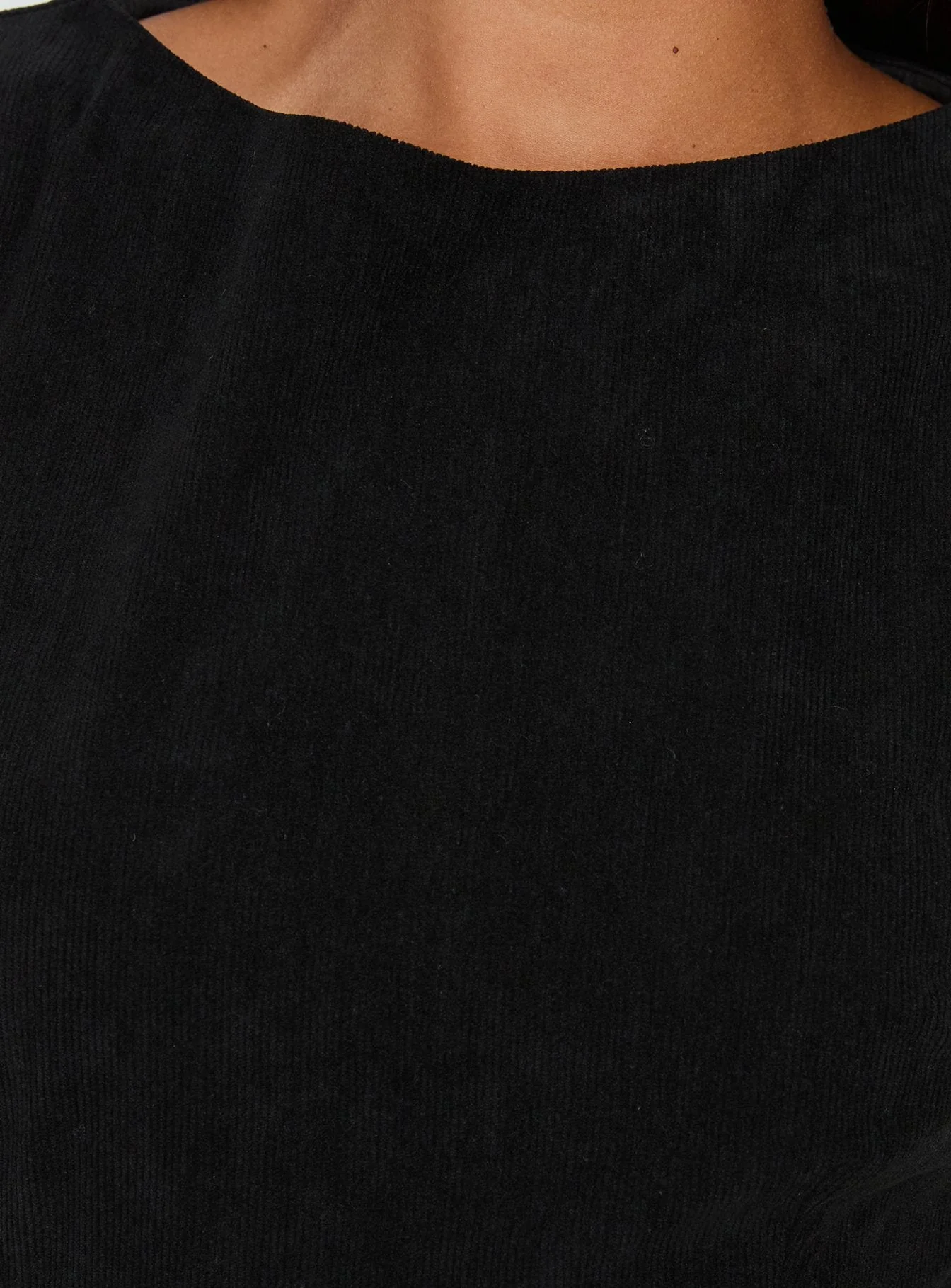 Alfalfa Corduroy Mini Dress Black - Image 5