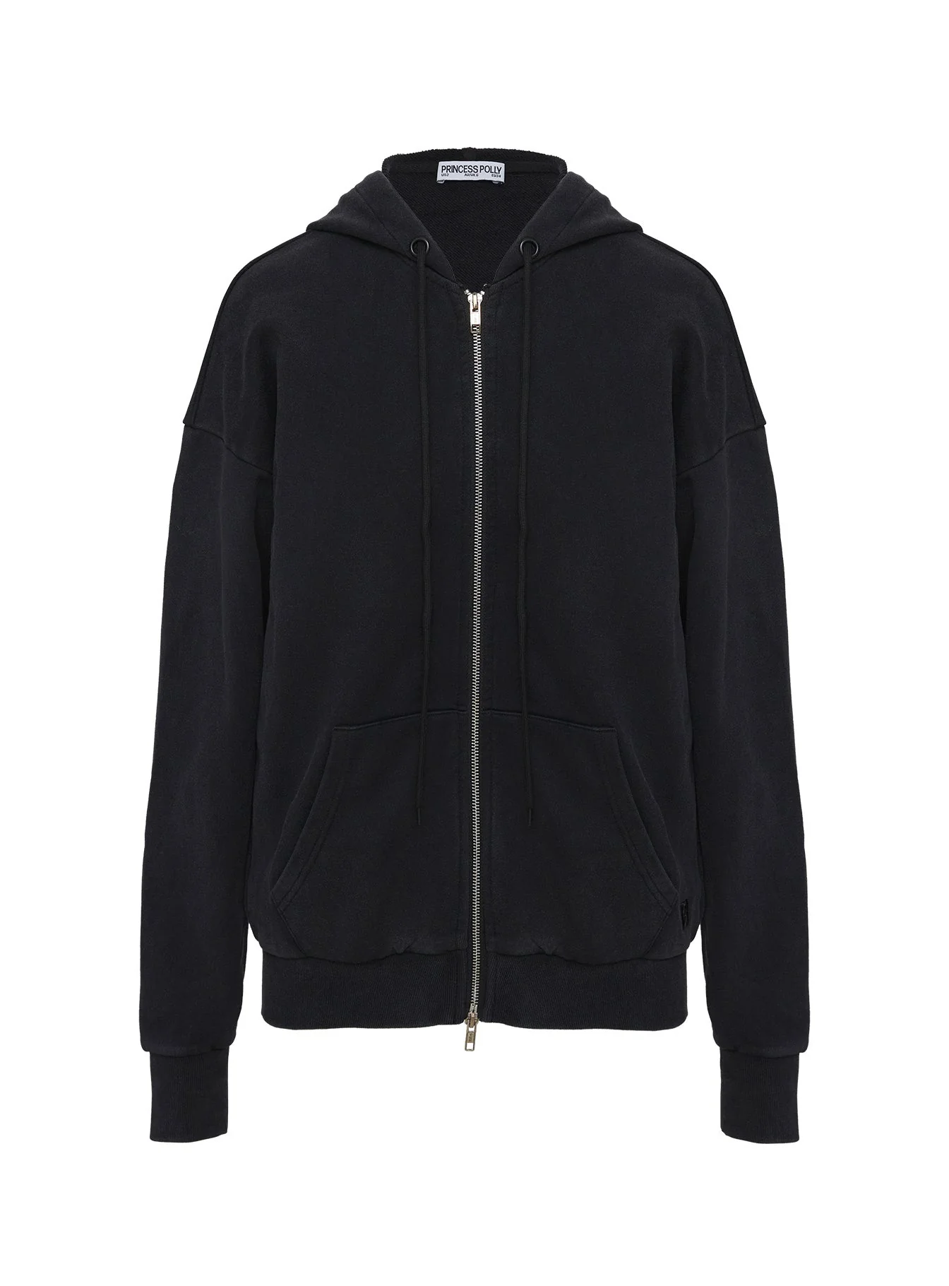 All Day Oversized Hoodie Washed Black - Image 6