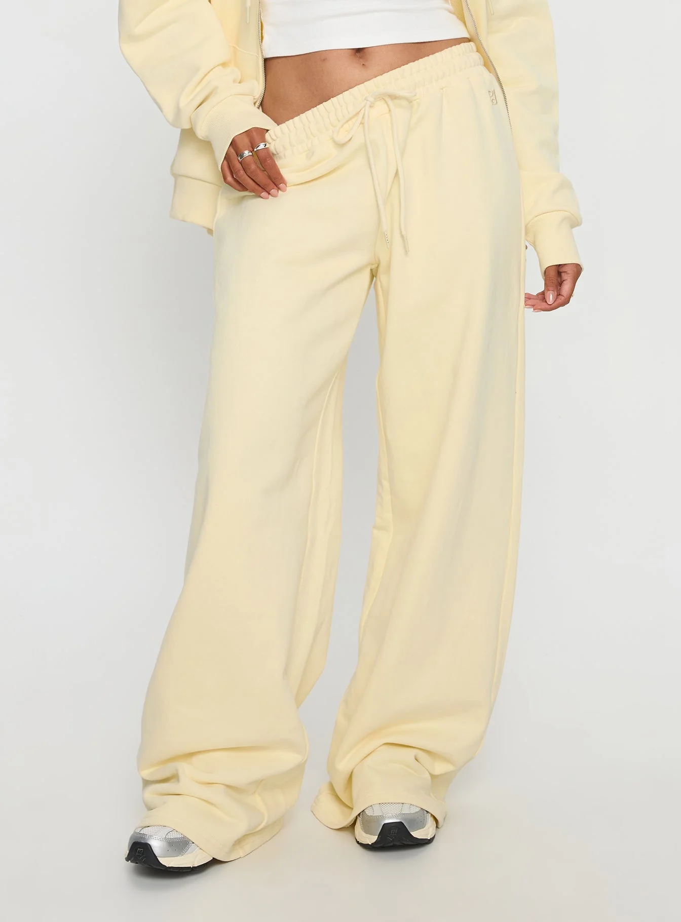 All Day Straight Leg Sweatpants Butter Yellow - Image 2