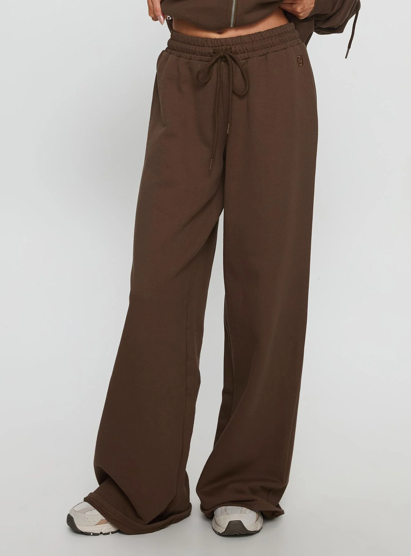 All Day Straight Leg Sweatpants Chocolate Brown - Image 2