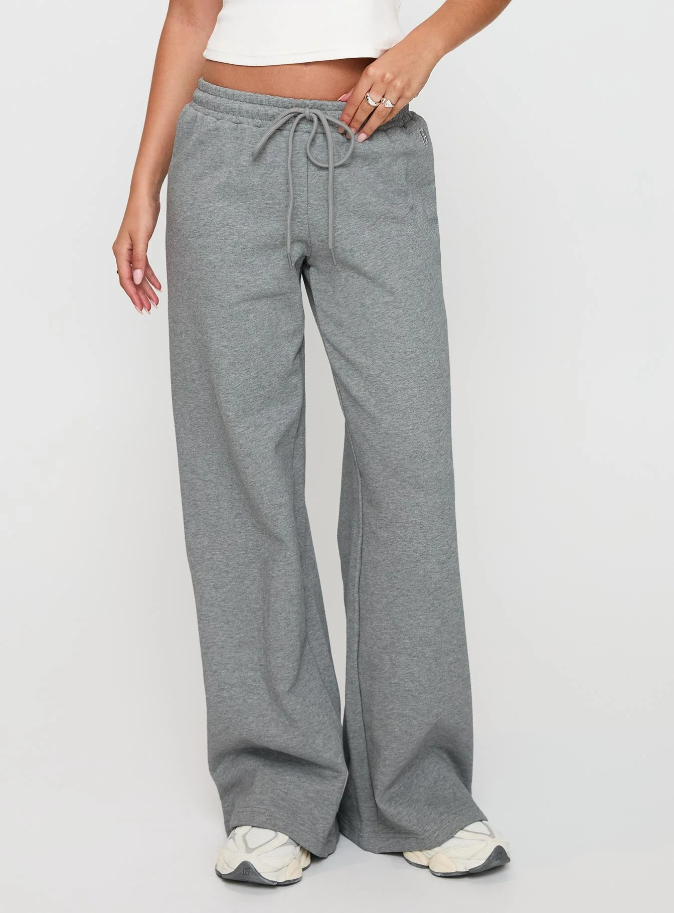 All Day Straight Leg Sweatpants Grey Marle - Image 2