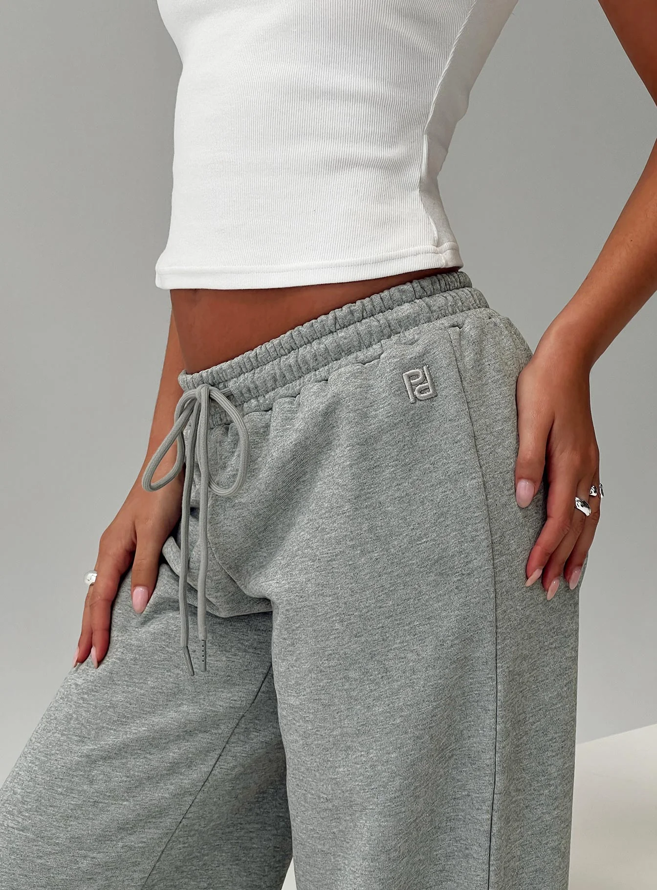 All Day Straight Leg Sweatpants Grey Marle - Image 8