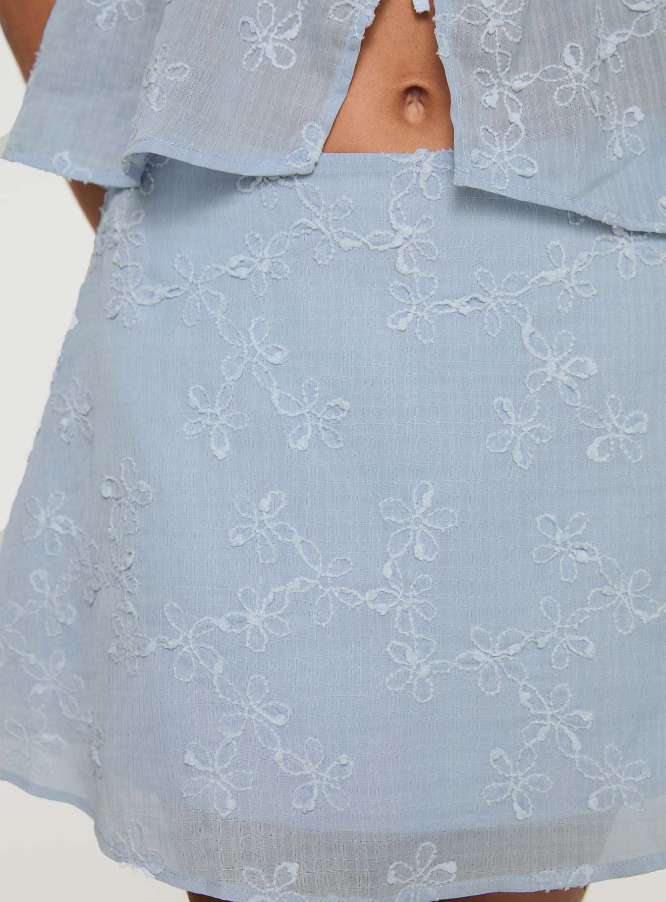 All My Friends Mini Skirt Blue - Image 6