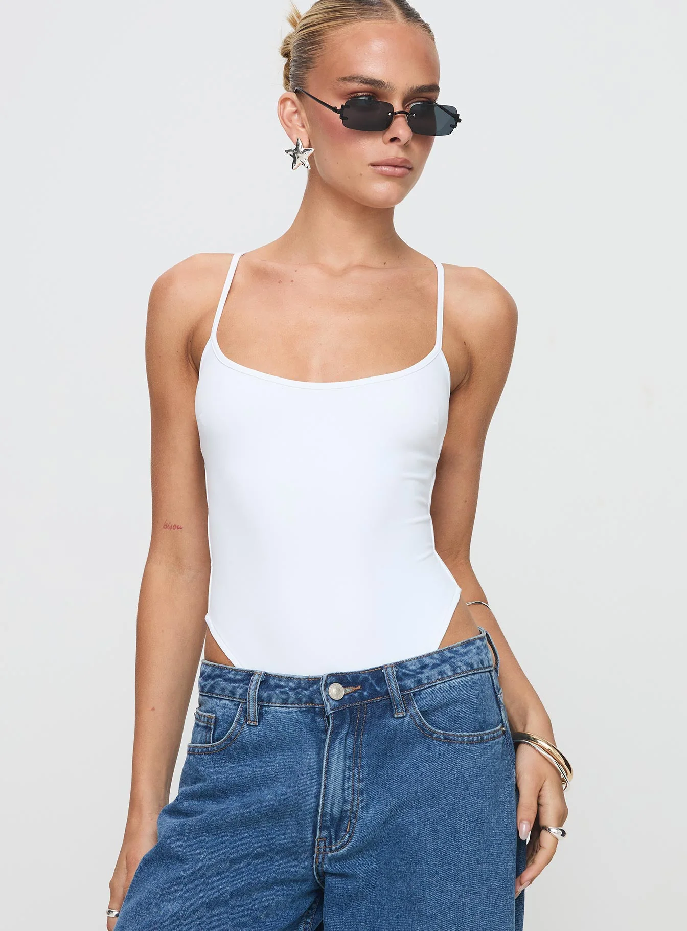All Tied Up Bodysuit White - Image 2