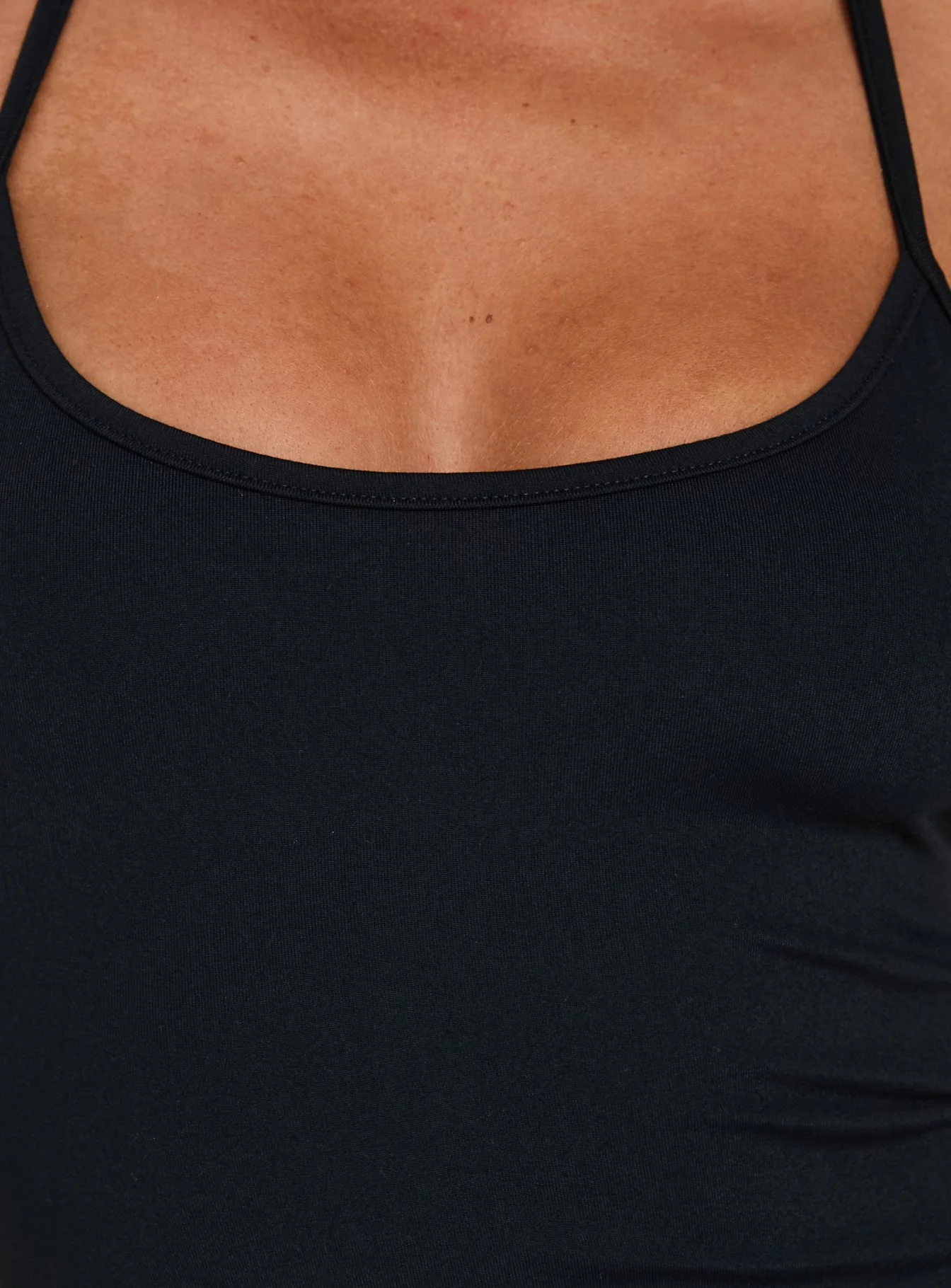 Daily Define Thin Strap Halter Tank Top Black - Image 6