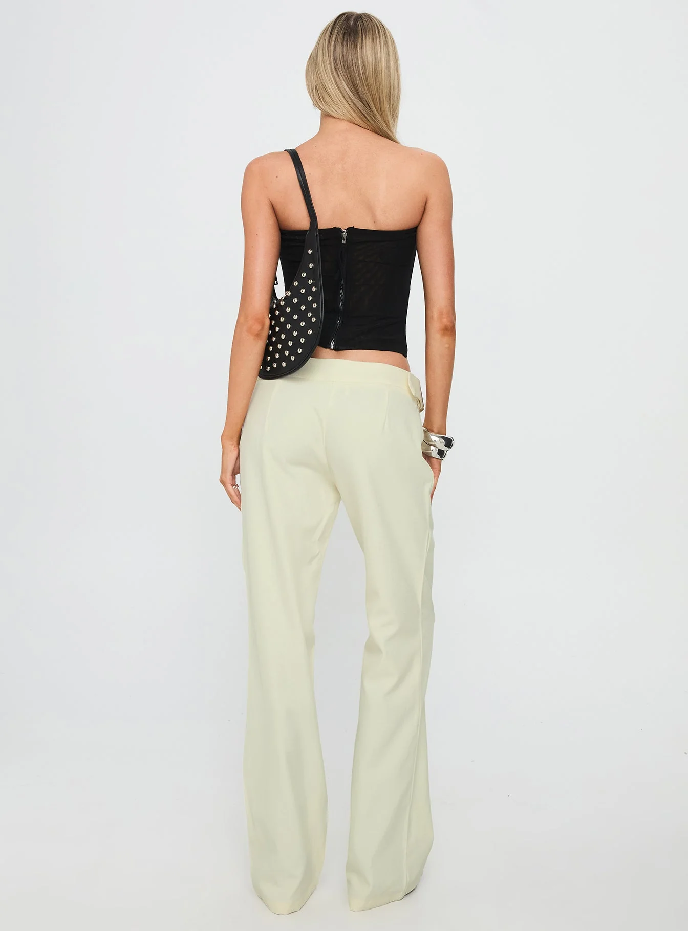 Alyanna Hardware Pants Cream - Image 5
