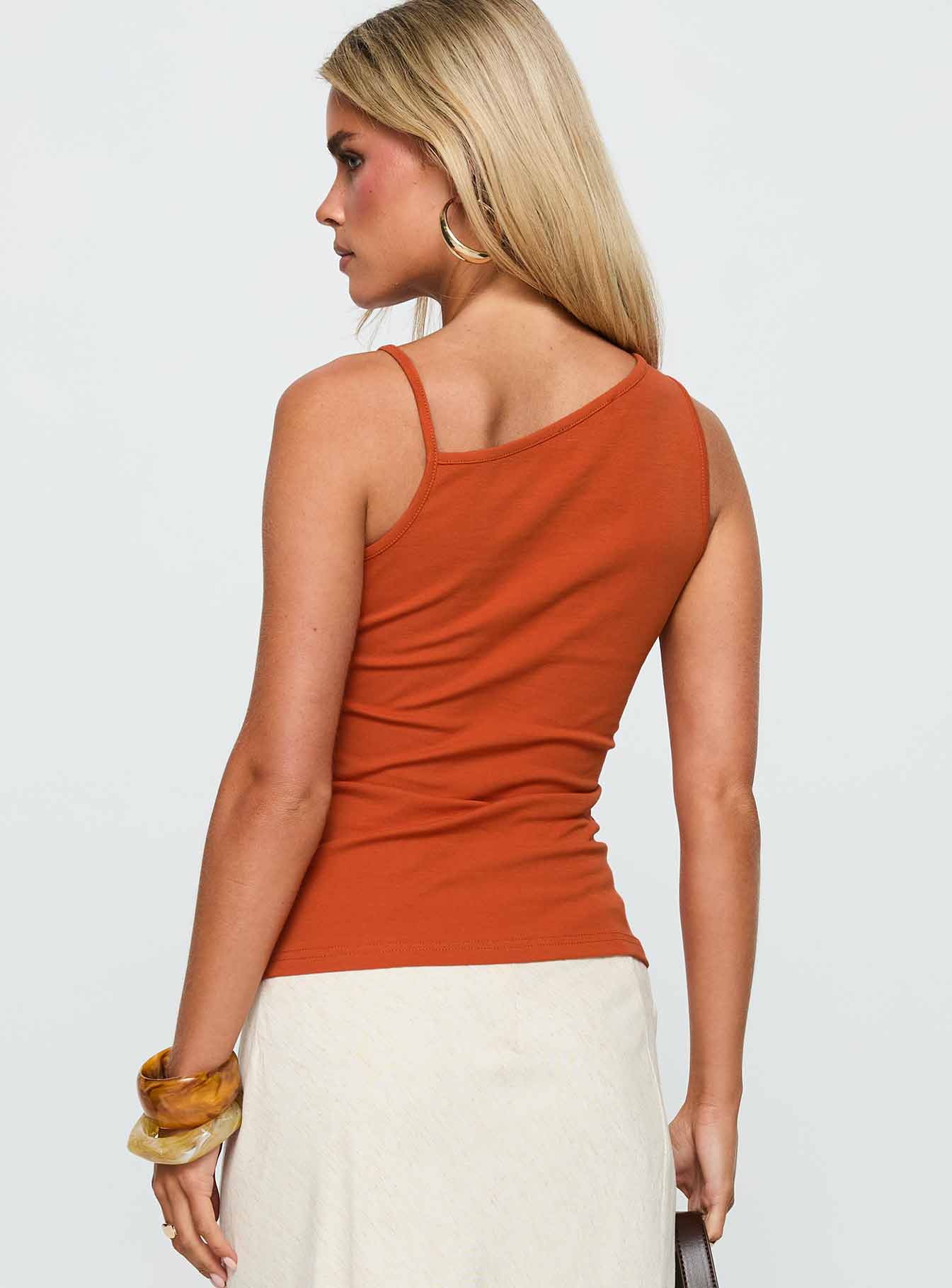 Amarante Sleeveless Top Orange - Image 4