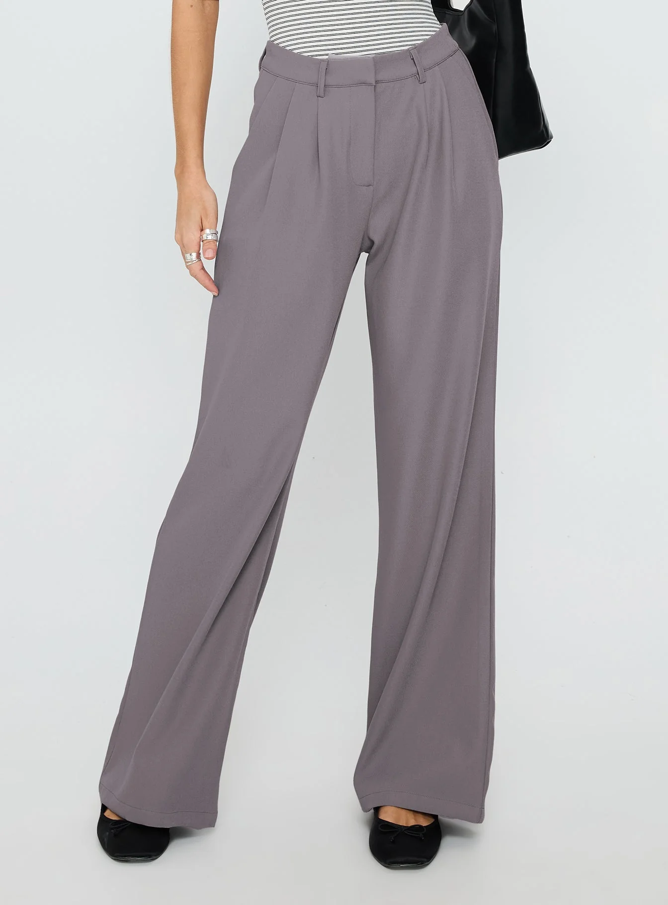Ambient Wide Leg Pant Grey - Image 2