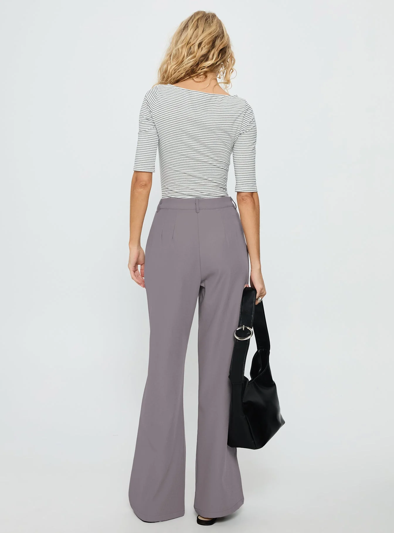 Ambient Wide Leg Pant Grey - Image 5