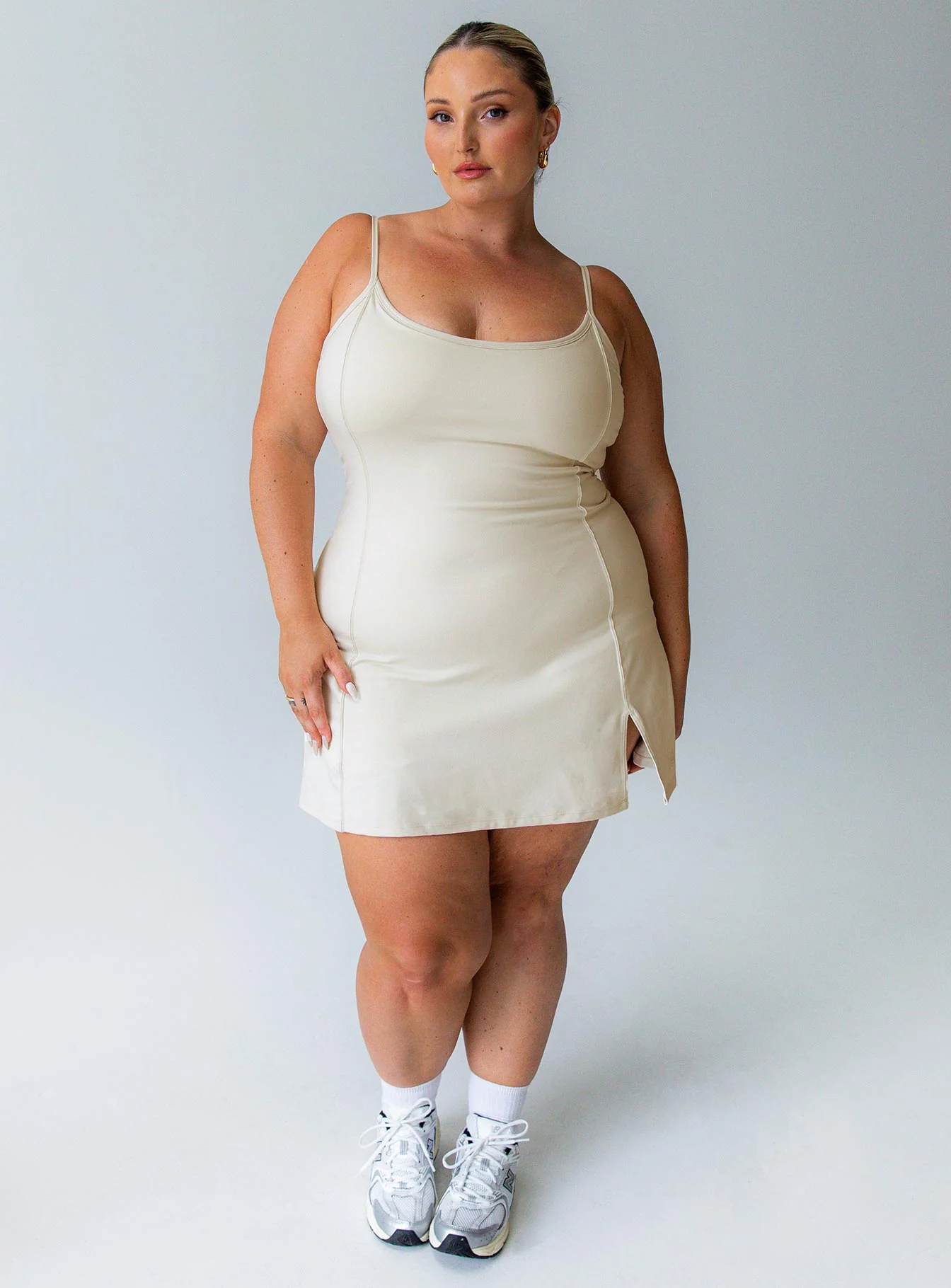 Ambition Activewear Romper Latte Curve - Image 2