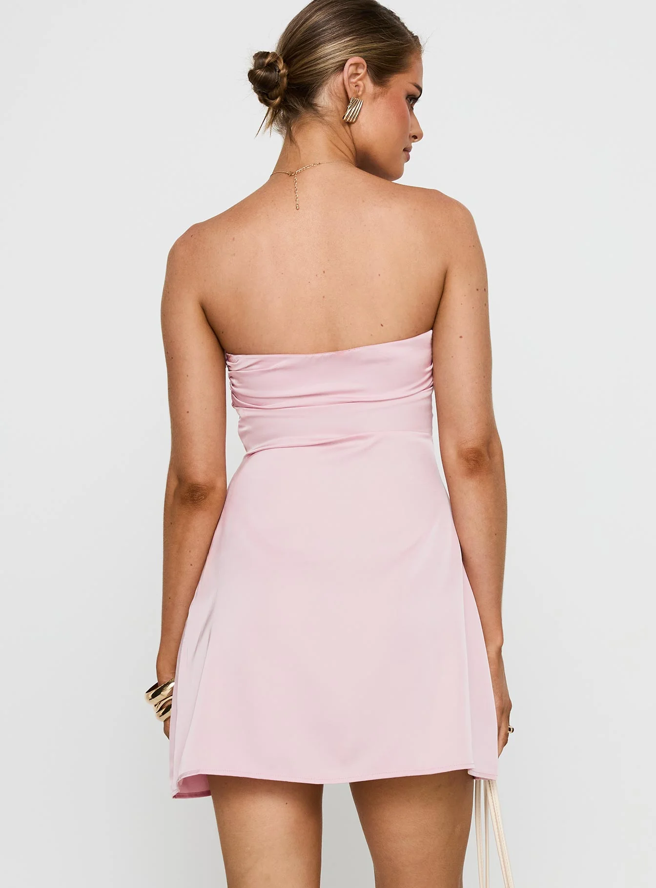 Americano Mini Dress Pink - Image 5