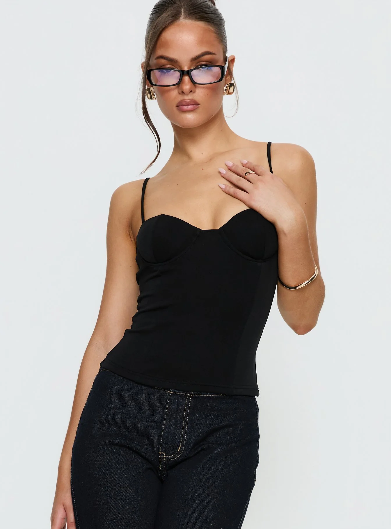 Anataza Underwire Top Black - Image 2