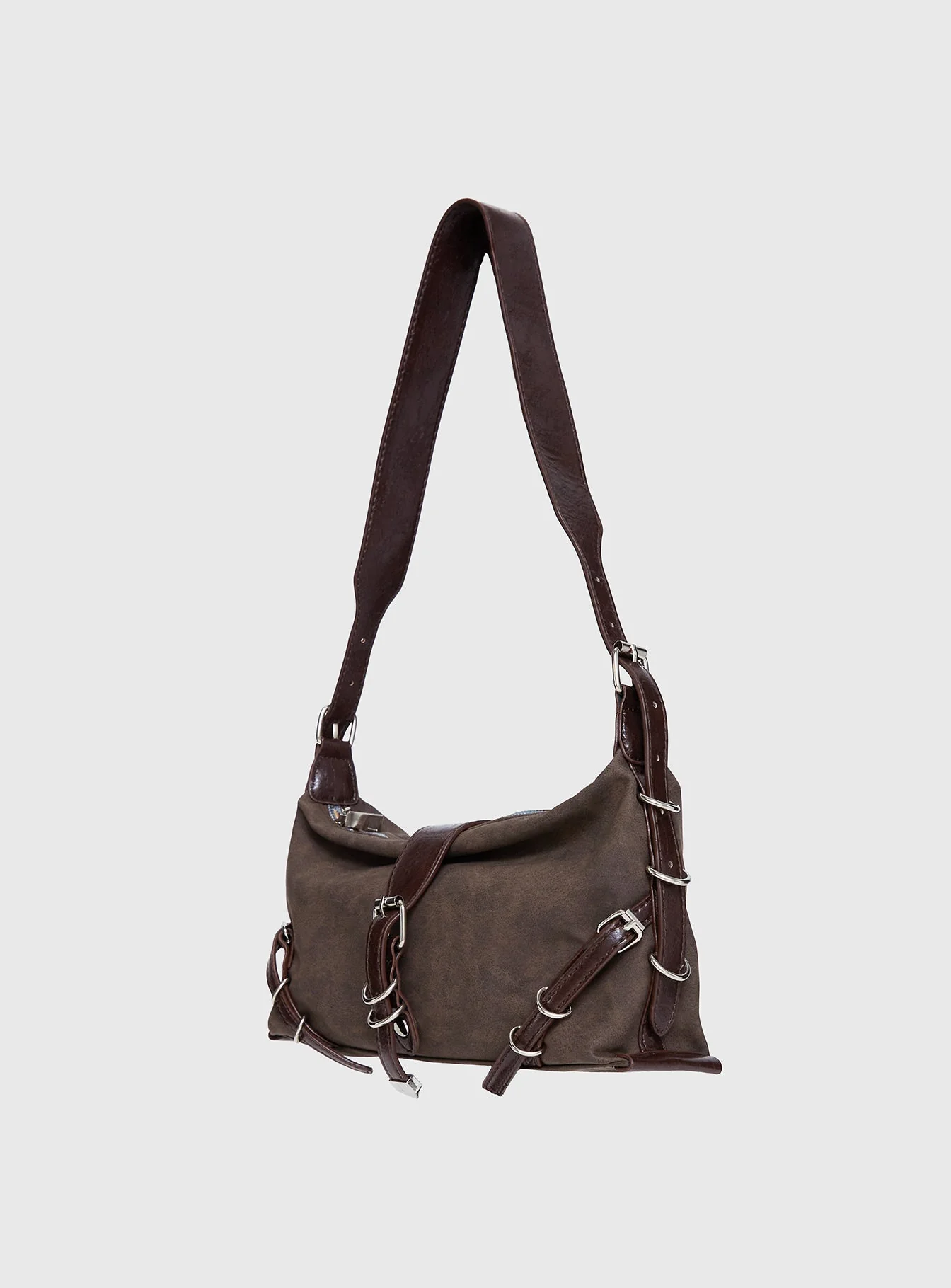 Anatolius Shoulder Bag Washed Brown - Image 3