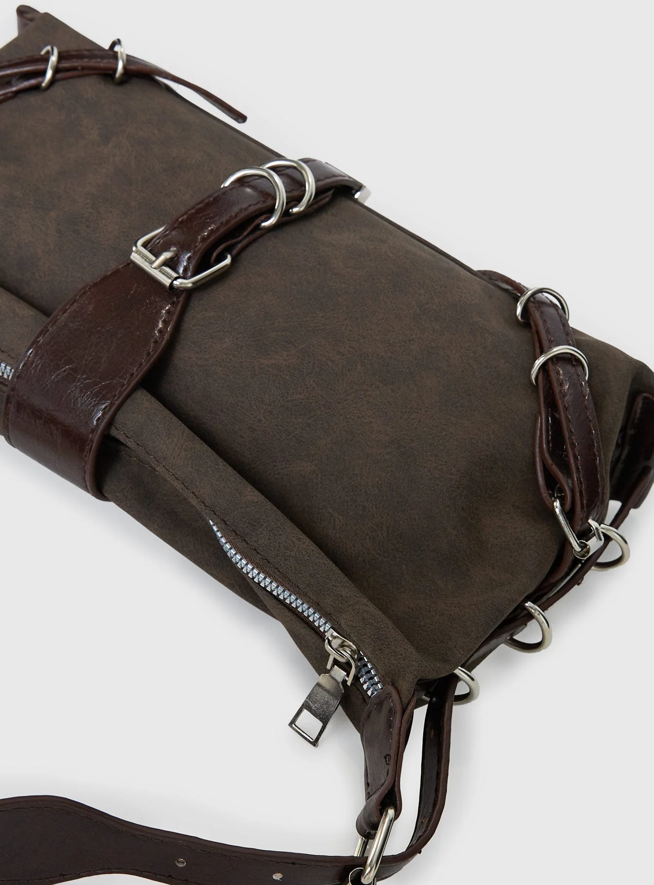 Anatolius Shoulder Bag Washed Brown - Image 5