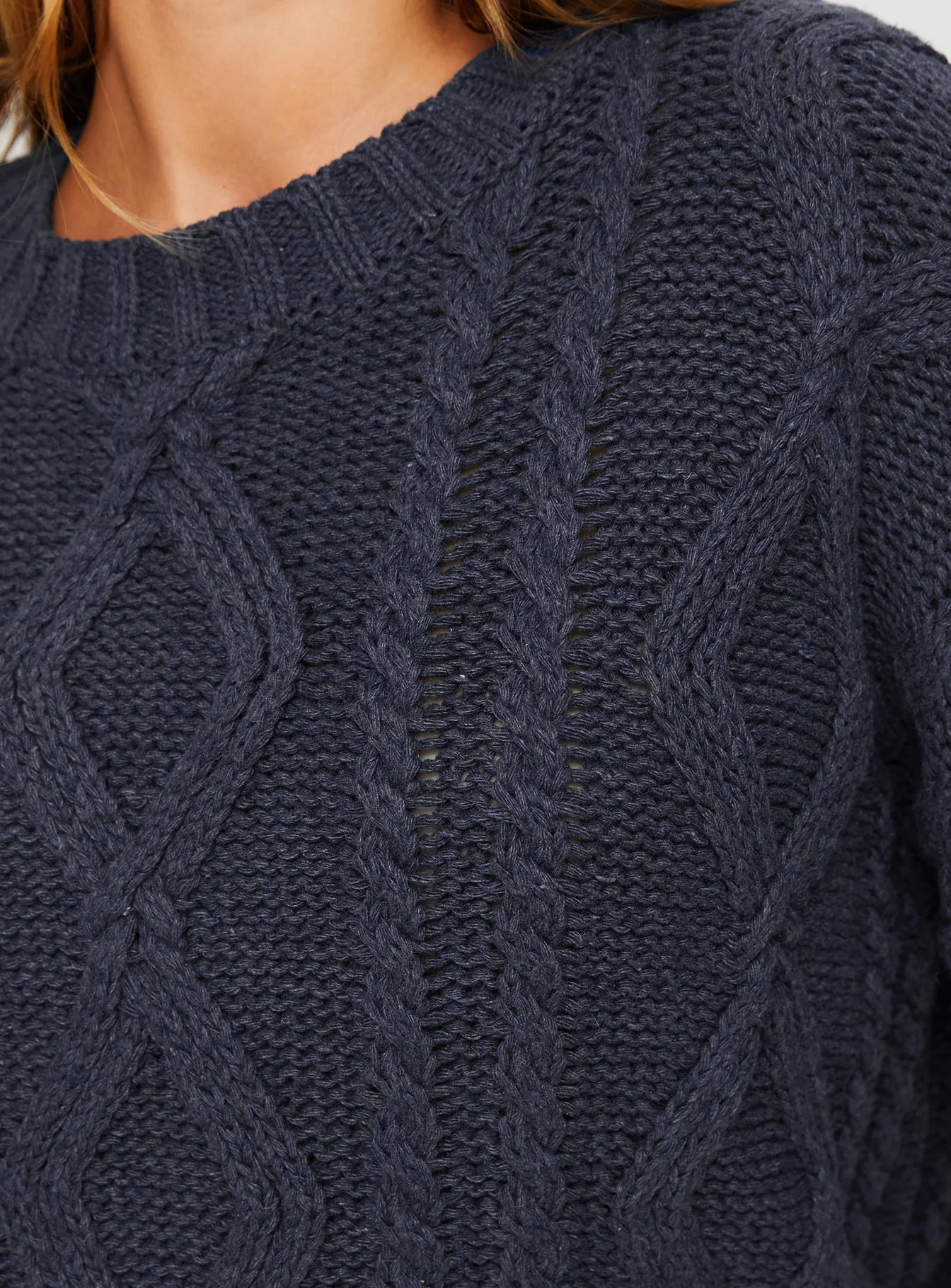 Anaya Oversized Sweater Navy - Image 6