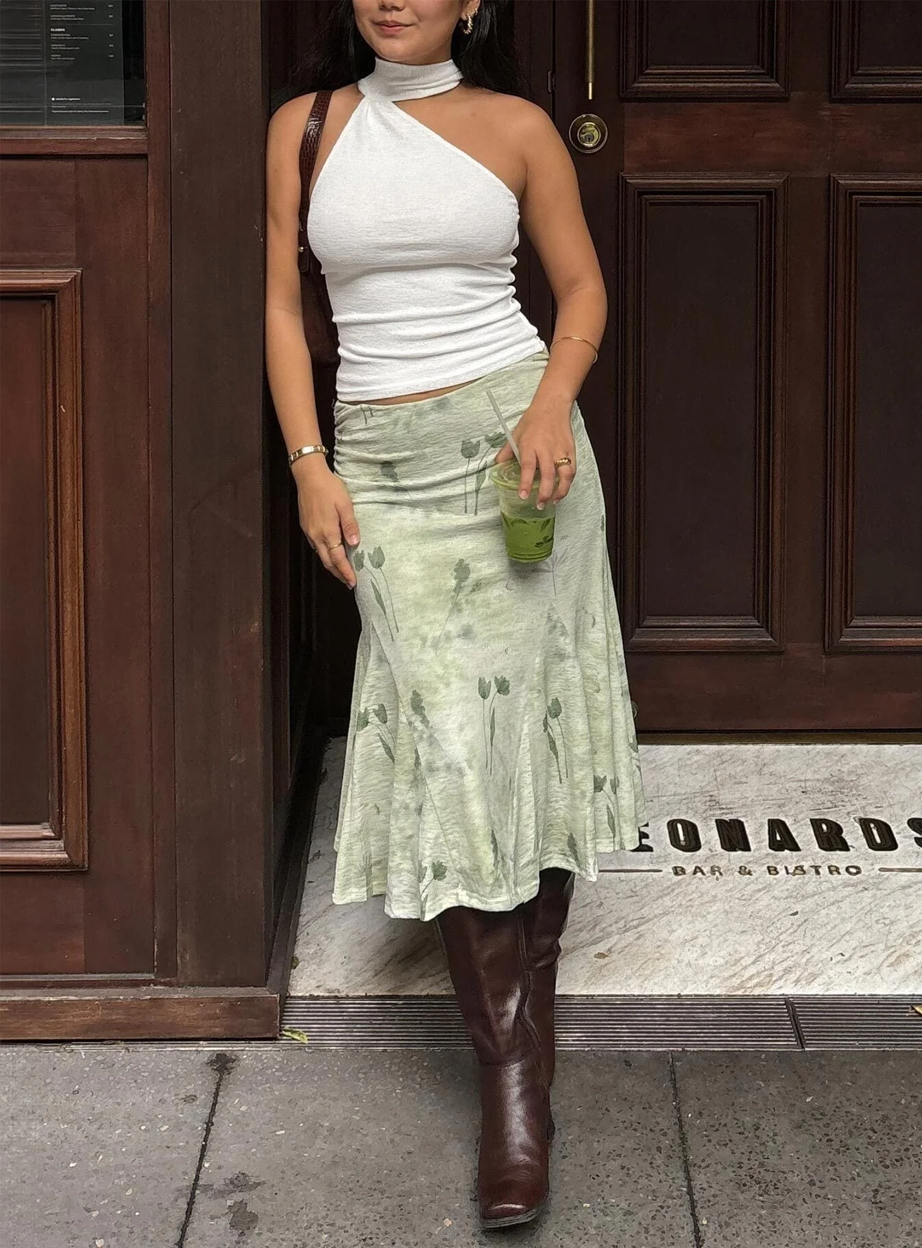 Anderstone Neck Tie Top White - Image 9