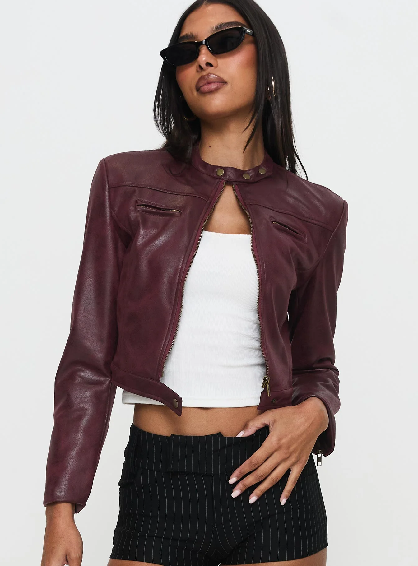 Anfield Jacket Burgundy - Image 2