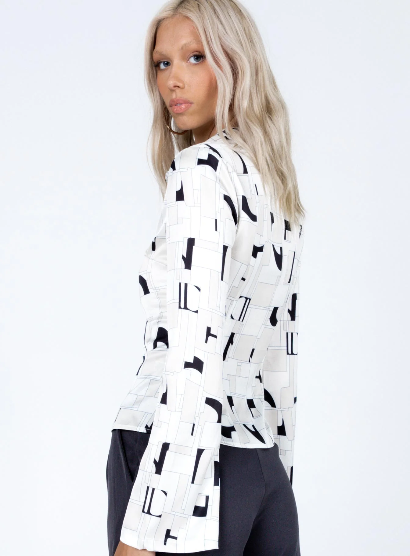 Anni Shirt Beige Multi - Image 5