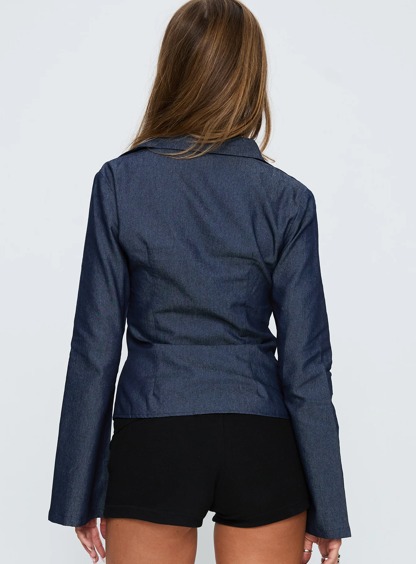 Anni Shirt Blue Denim - Image 5
