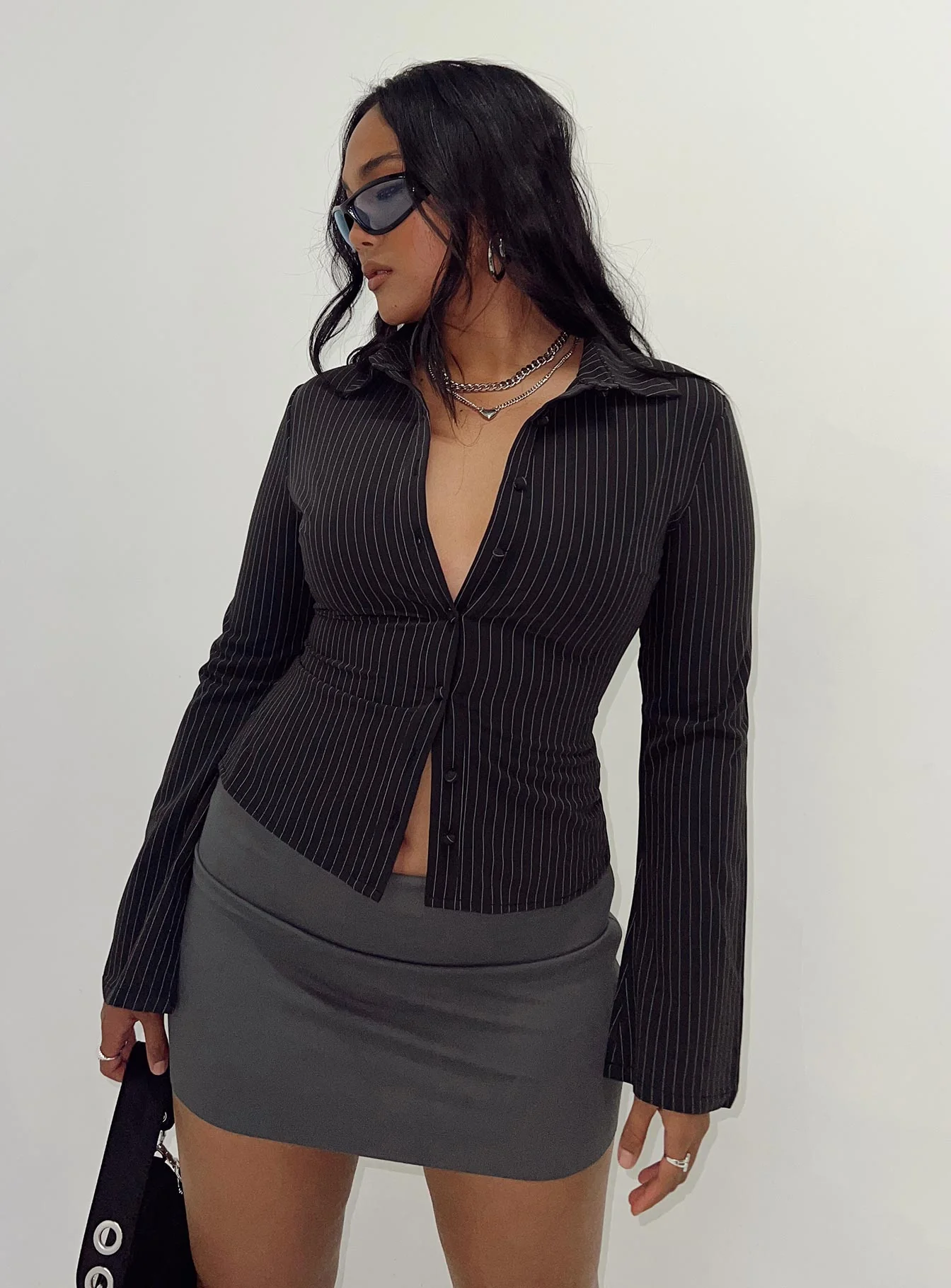 Anni Stripe Shirt Pinstripe - Image 9