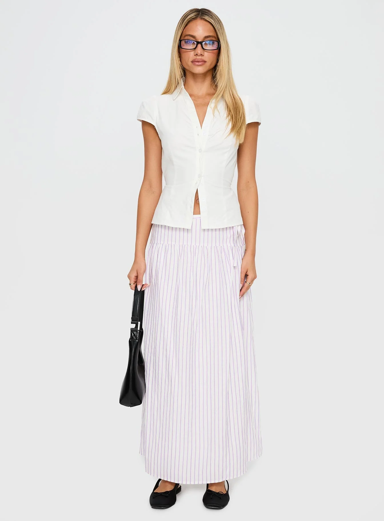 Antheia Maxi Skirt White Multi - Image 7