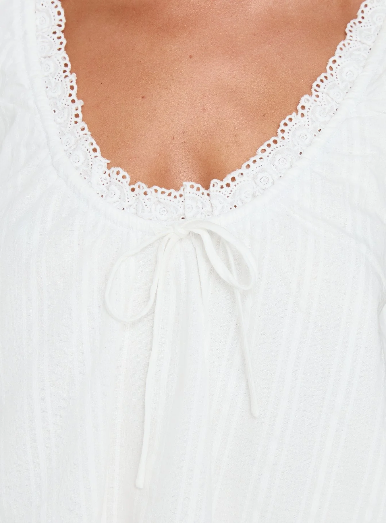Antiquity Babydoll Top White - Image 6