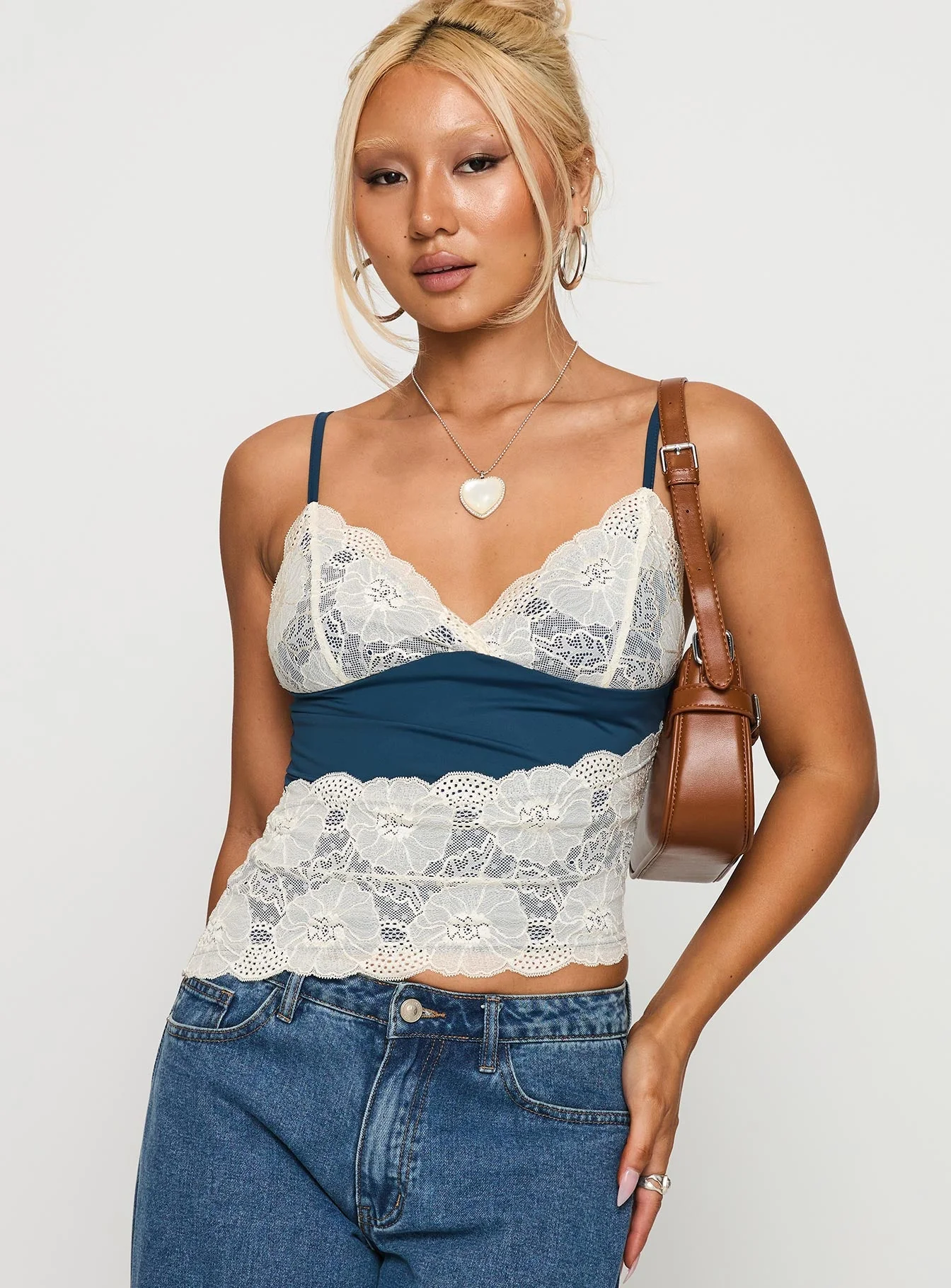 Antoine Top Cream / Navy - Image 2