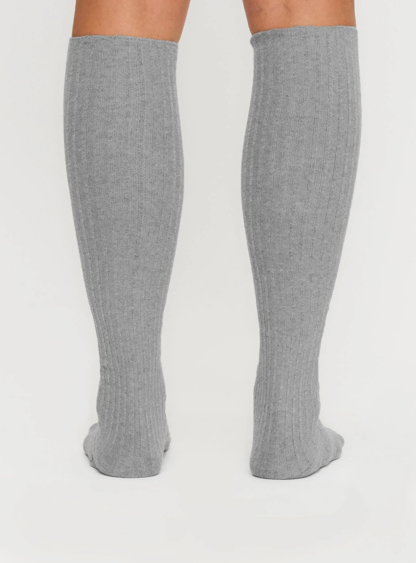 Apatow Knee High Socks Grey - Image 5