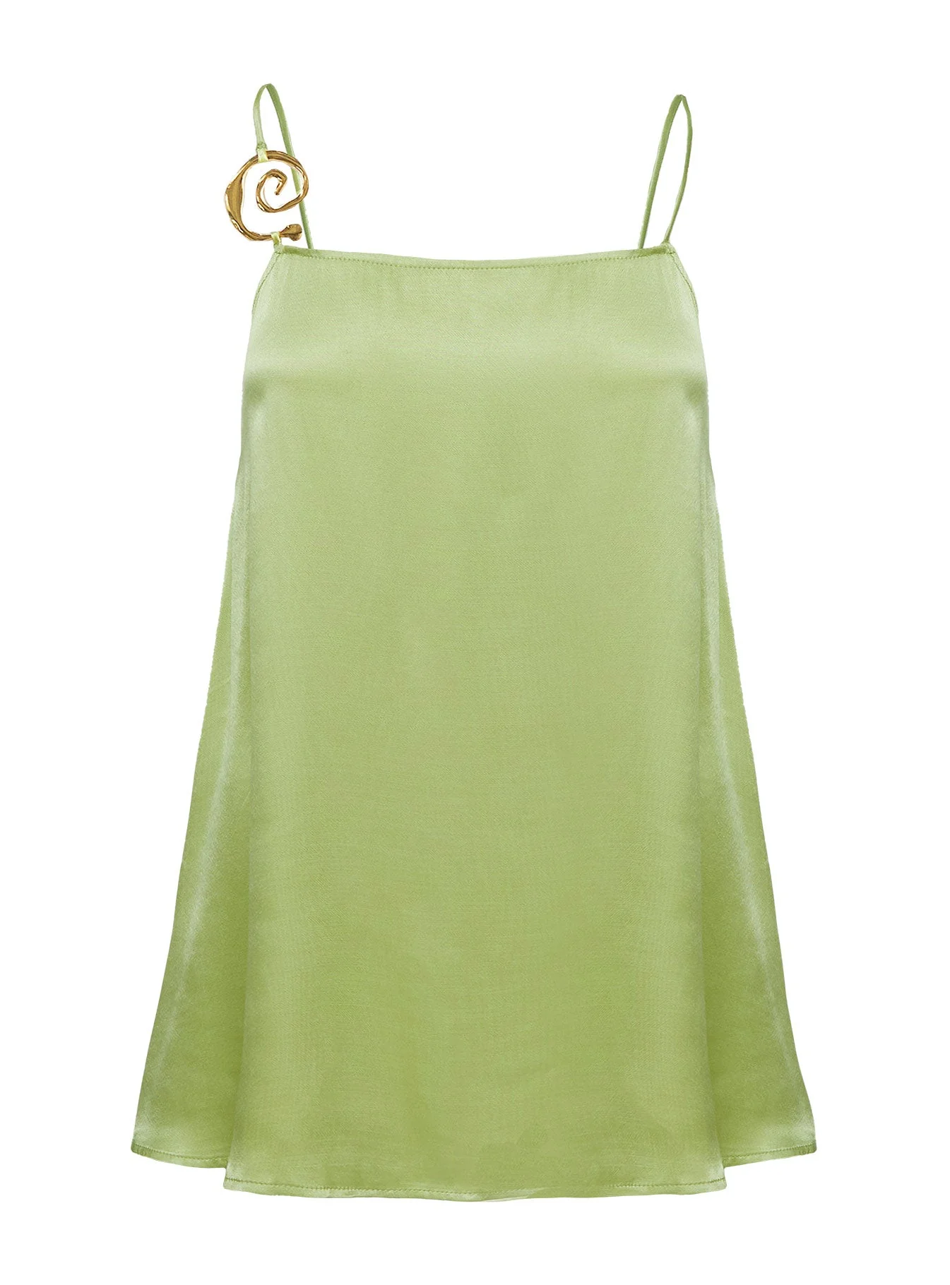 Apple Cider Mini Dress Green - Image 6
