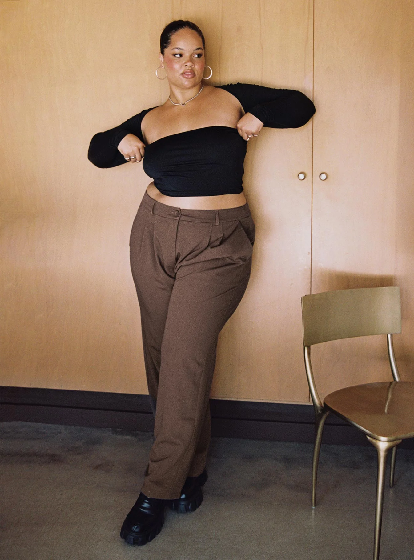 Archer Pants Dark Brown Curve - Image 2