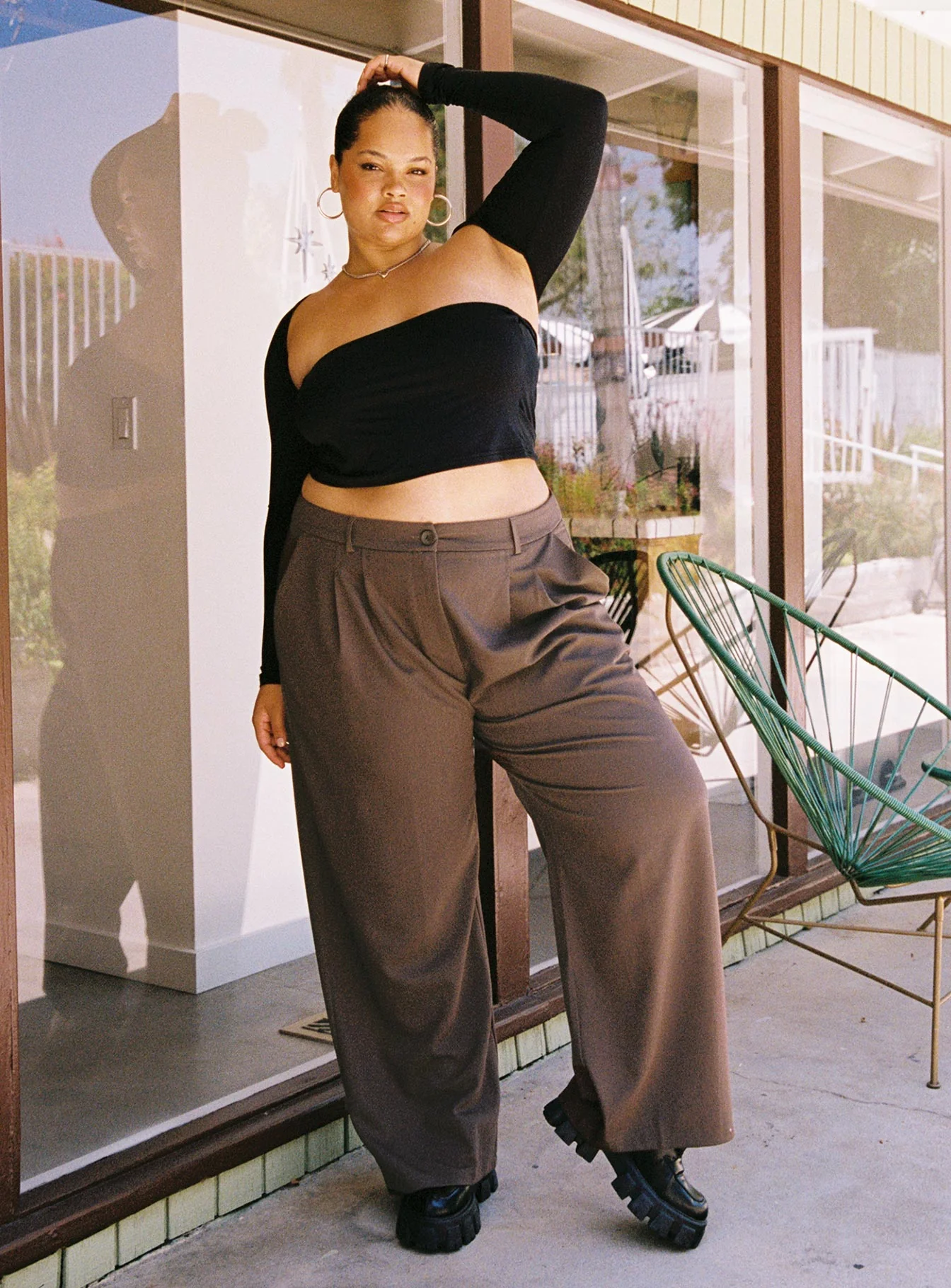 Archer Pants Dark Brown Curve - Image 4