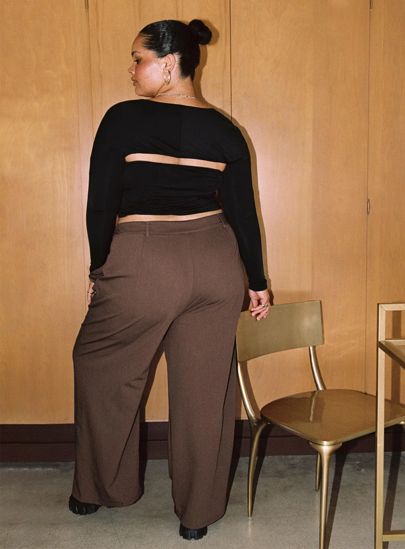 Archer Pants Dark Brown Curve - Image 5