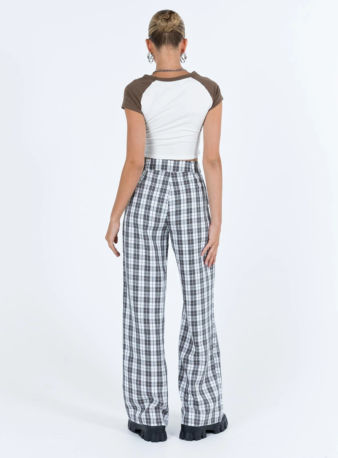 Archer Pants Grey Plaid - Image 5