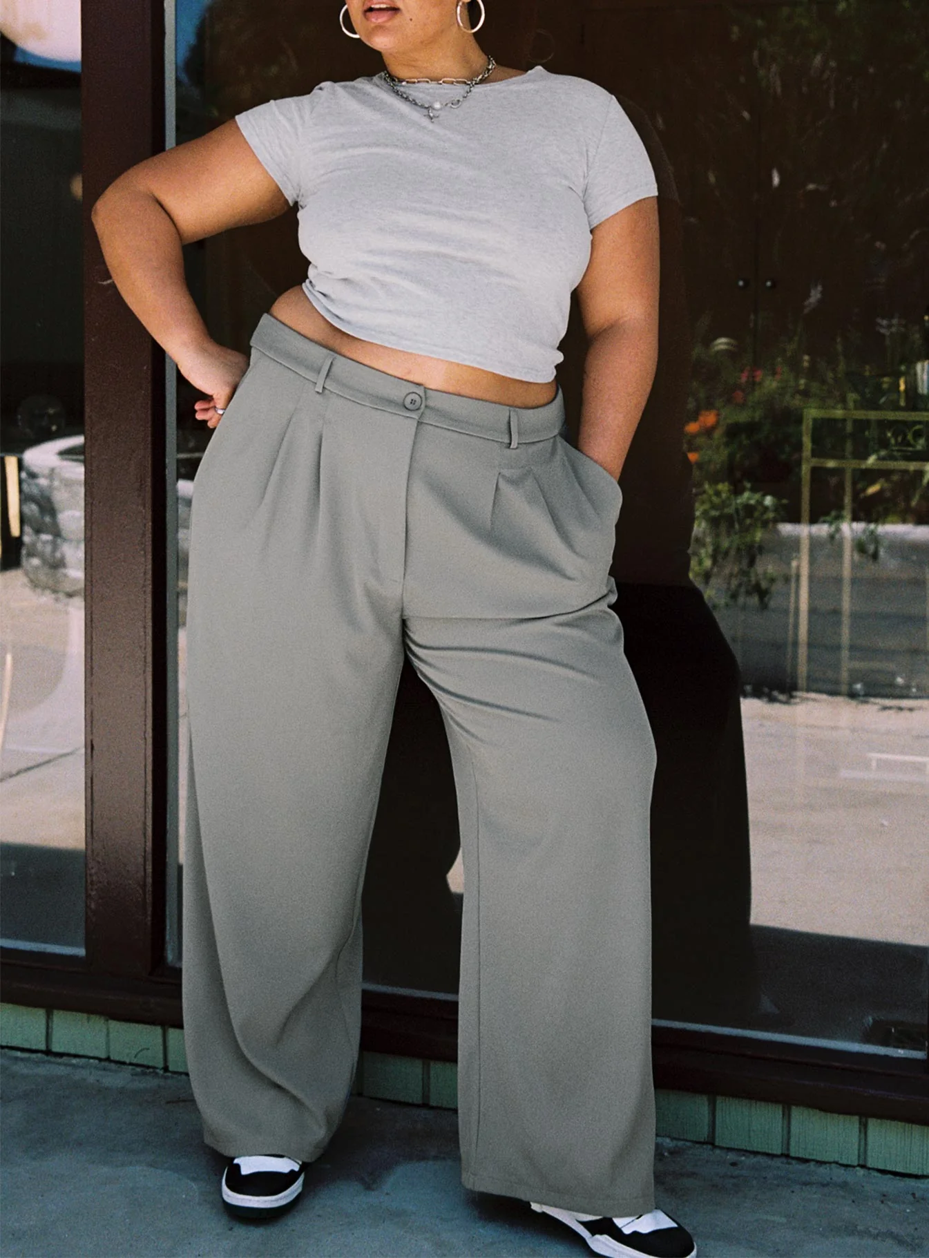 Archer Pants Light Grey Curve - Image 4
