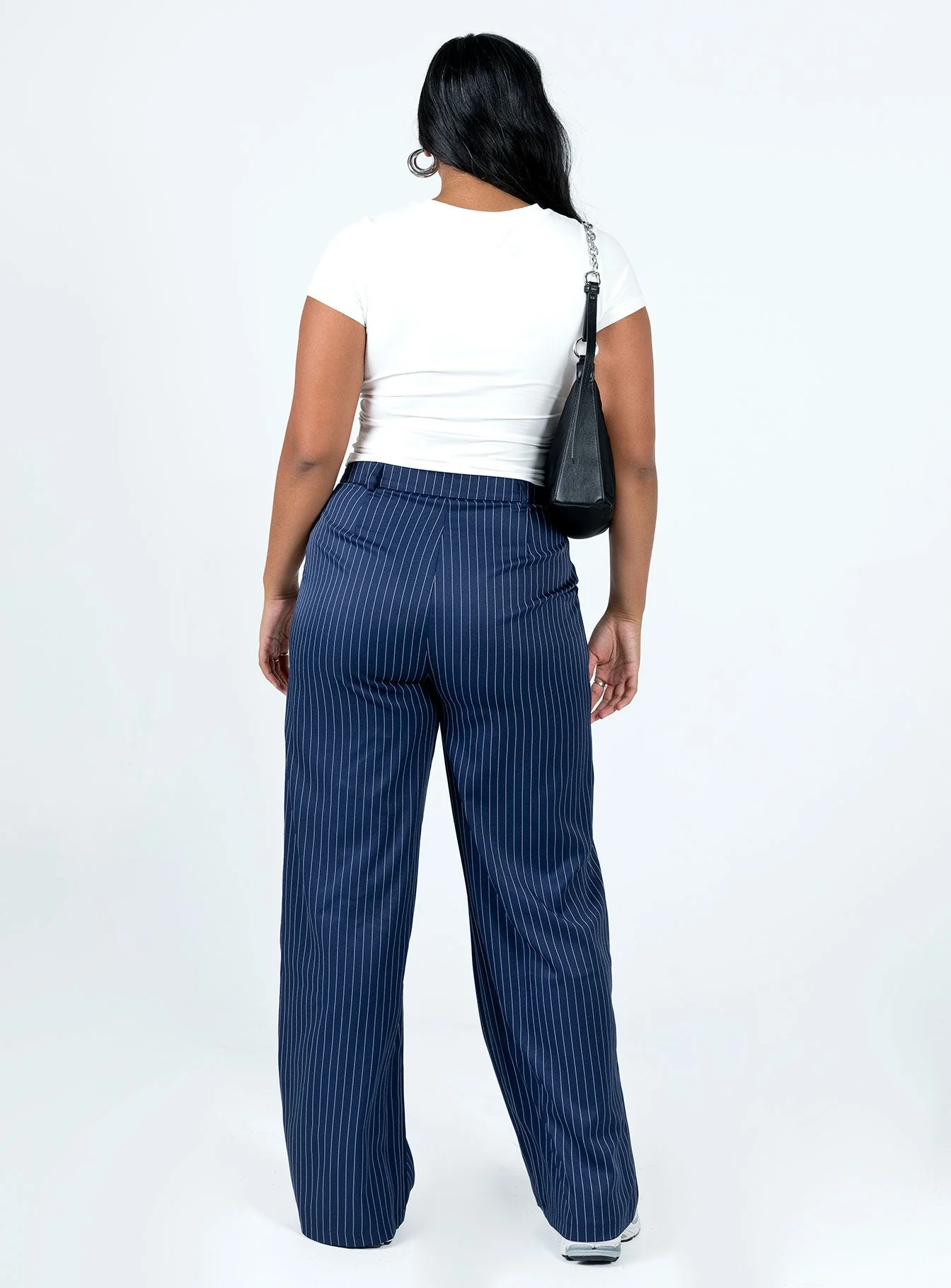 Archer Pants Pinstripe Navy - Image 5