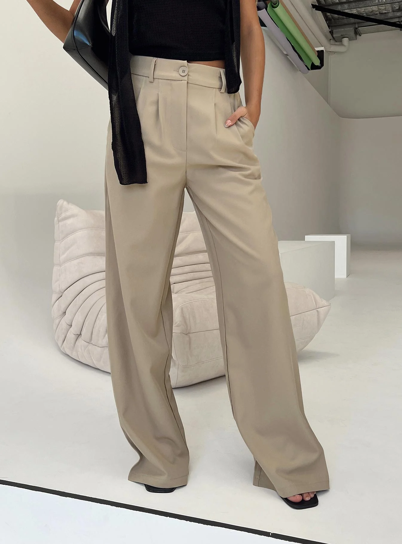 Archer Pants Taupe - Image 3
