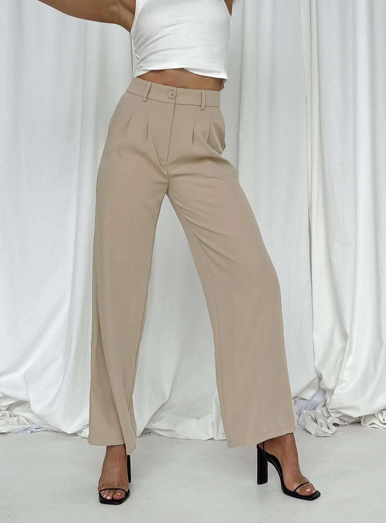 Archer Pants Taupe - Image 9