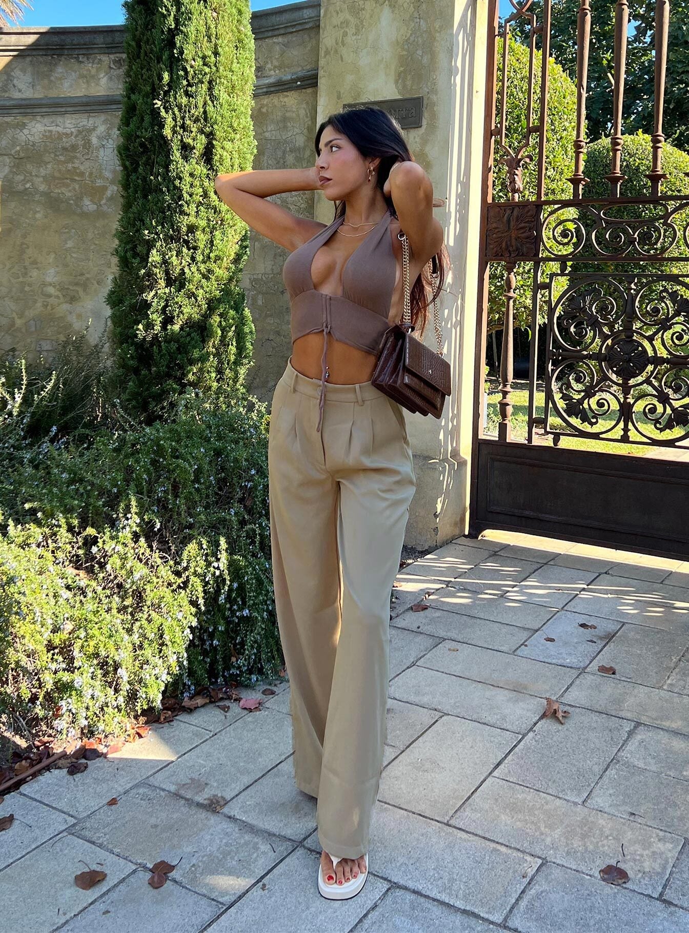 Archer Pants Taupe - Image 7
