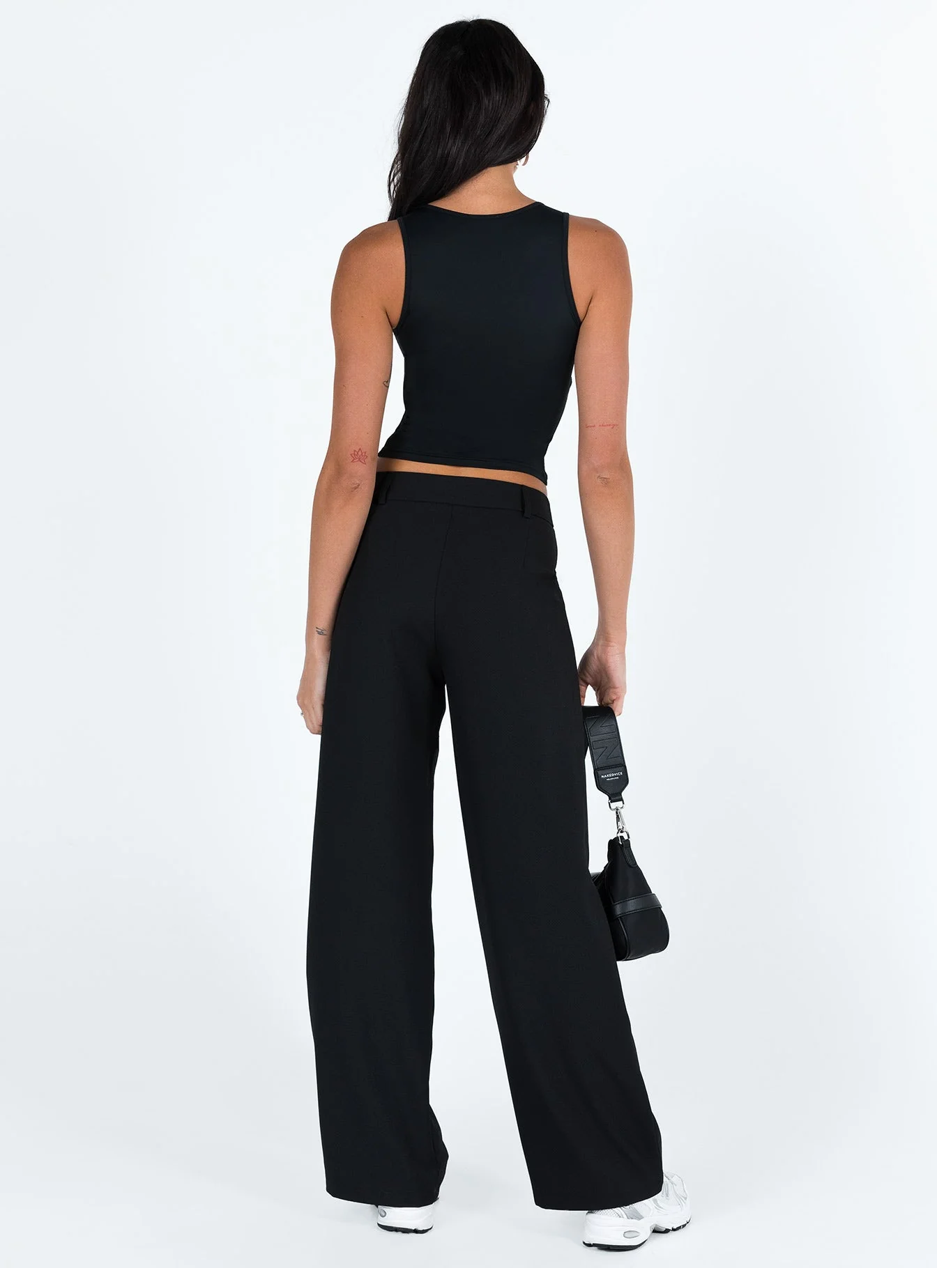 Archie Low Rise Pants Black - Image 5