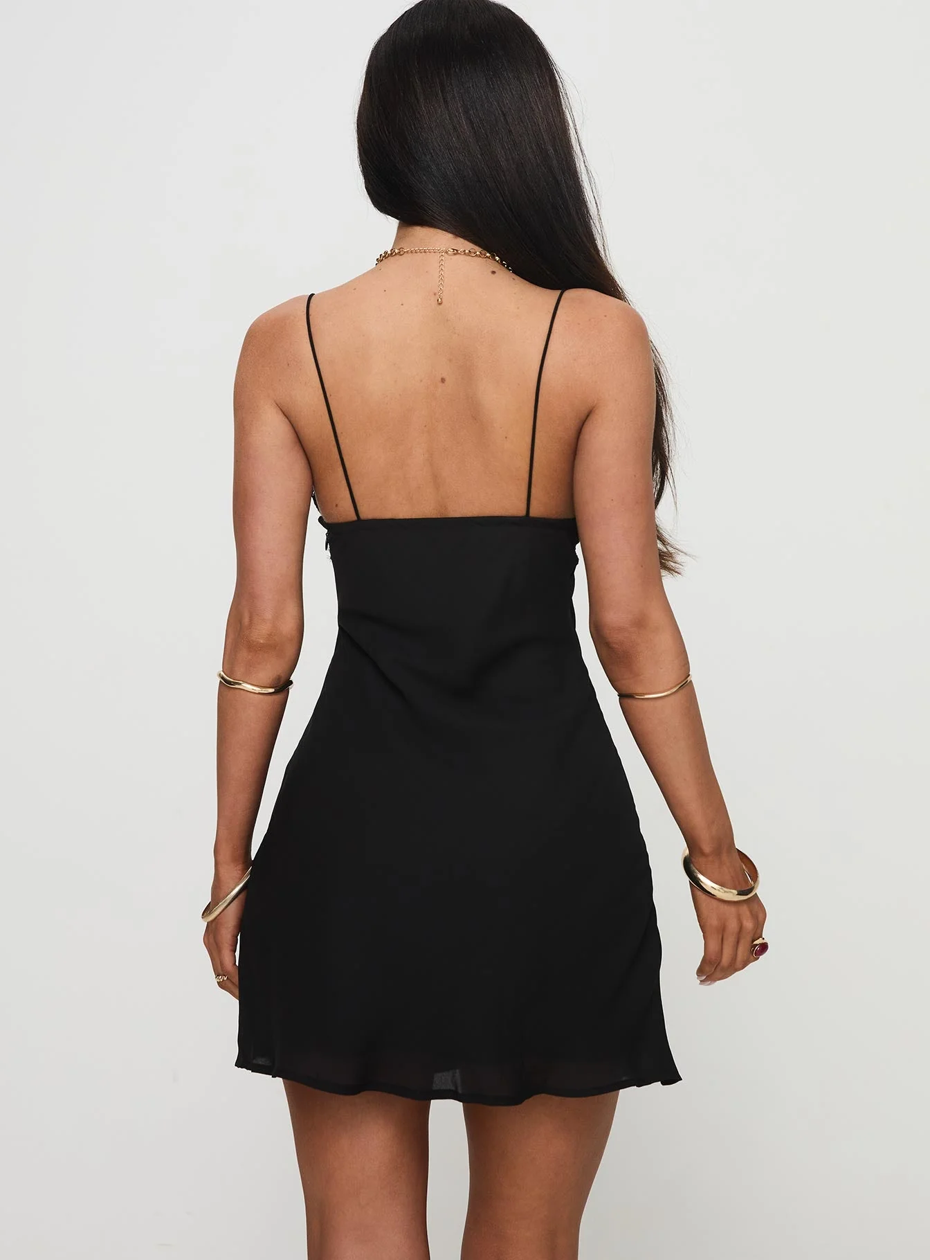 Artea Mini Dress Black - Image 5