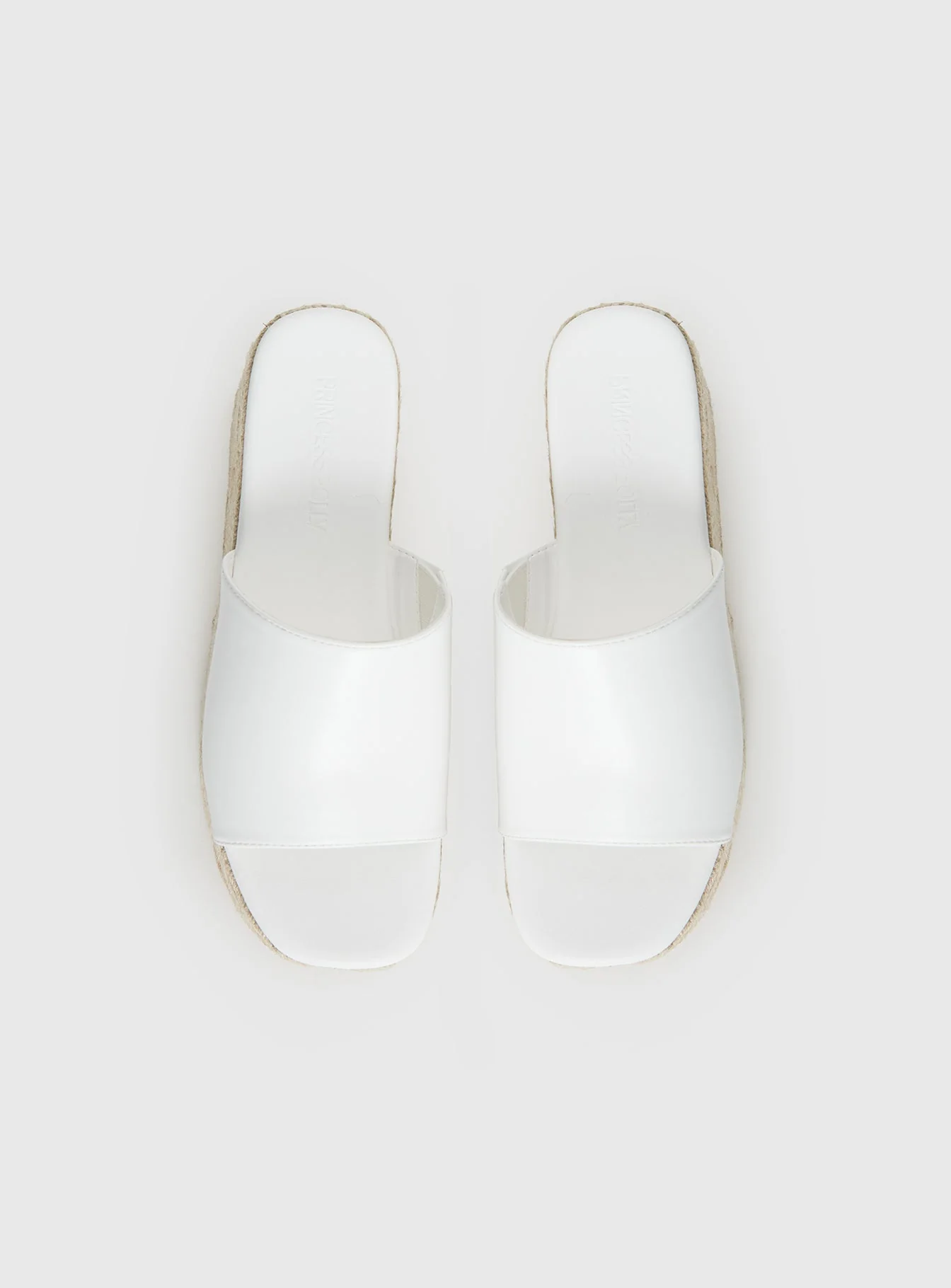 Arton Espadrille Platform Sandals White - Image 6