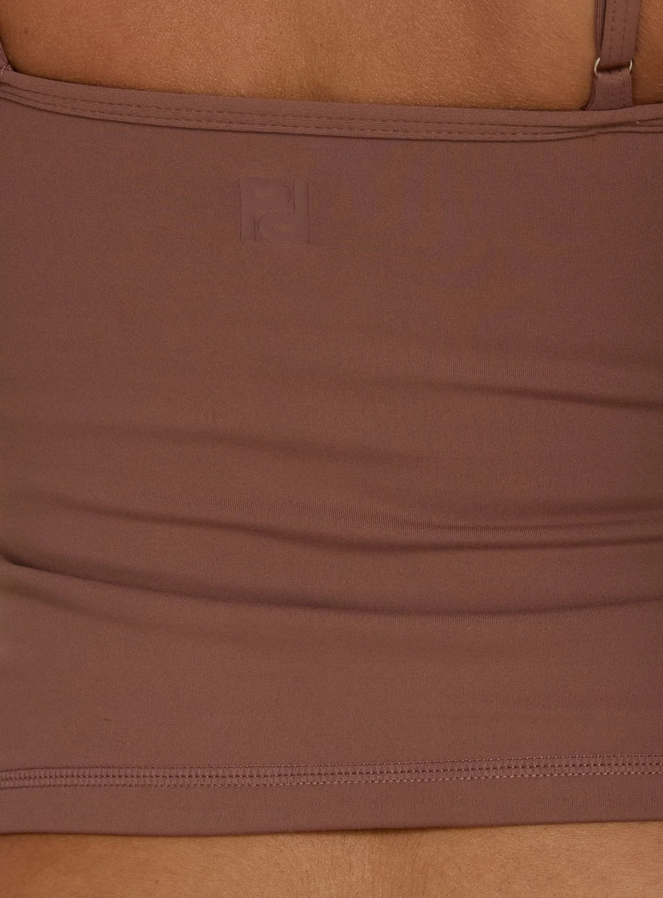 Ascend Layered Halter Tank Top Brown / Pink - Image 8