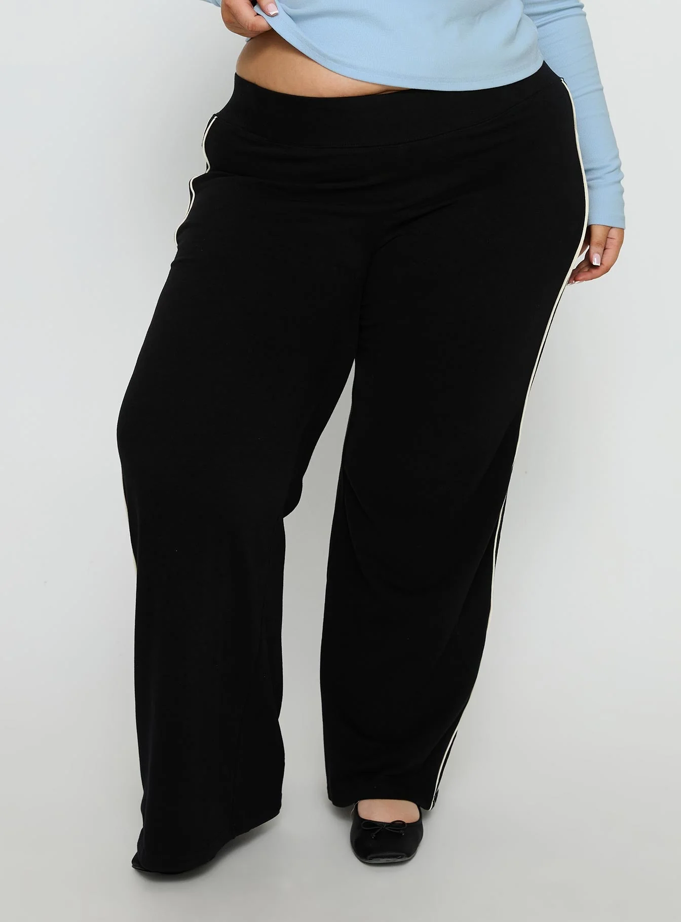 Ascenda Straight Leg Track Pant Black Curve - Image 2