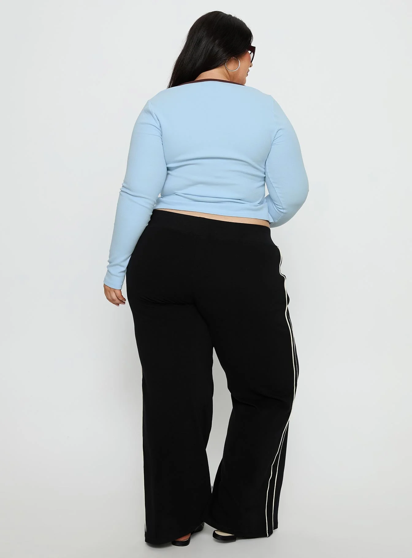 Ascenda Straight Leg Track Pant Black Curve - Image 4